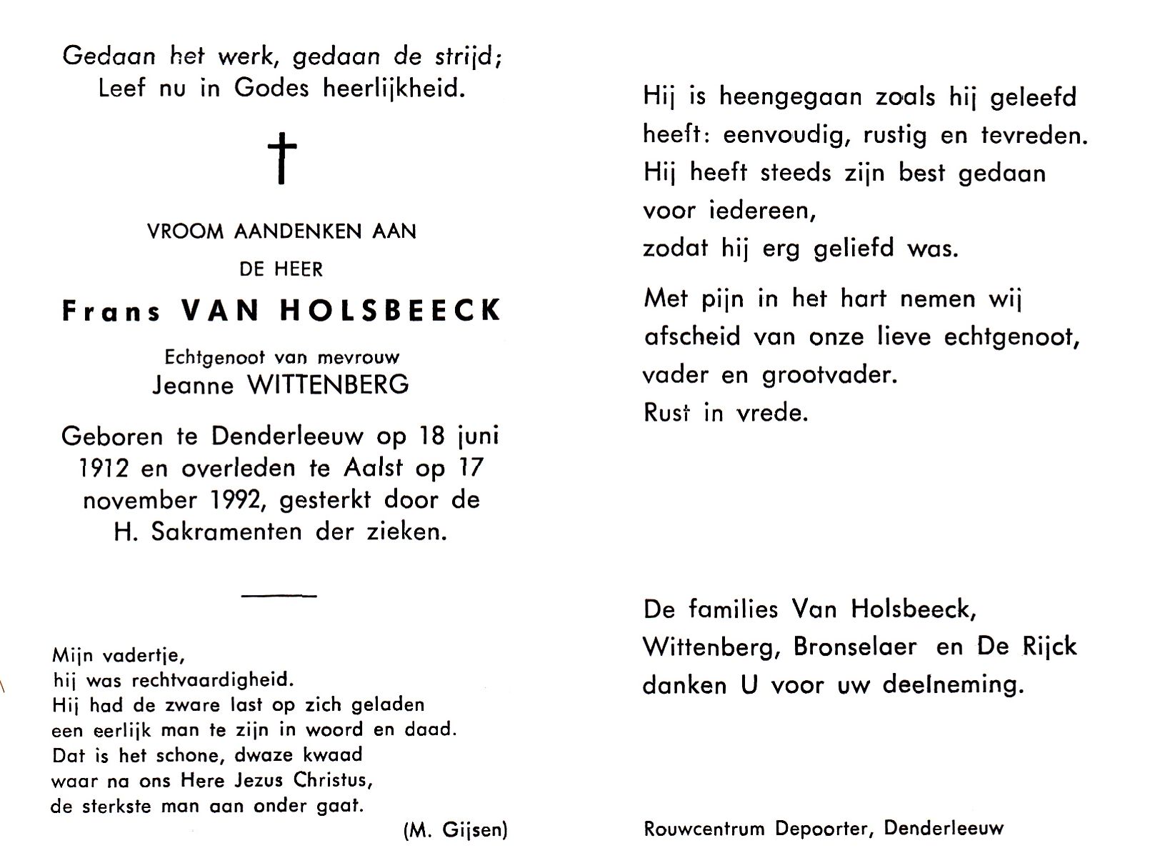 Van Holsbeeck Frans