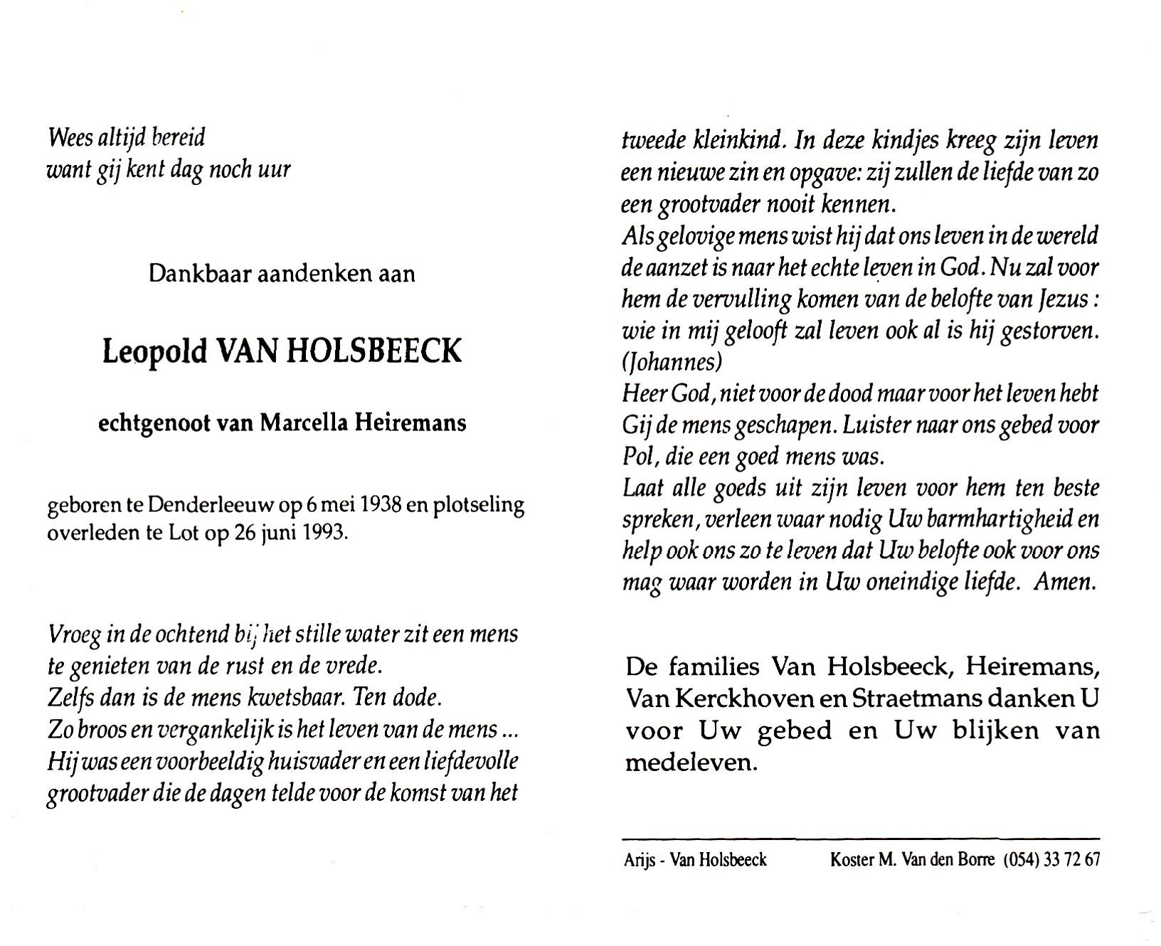 Van Holsbeeck Leopold