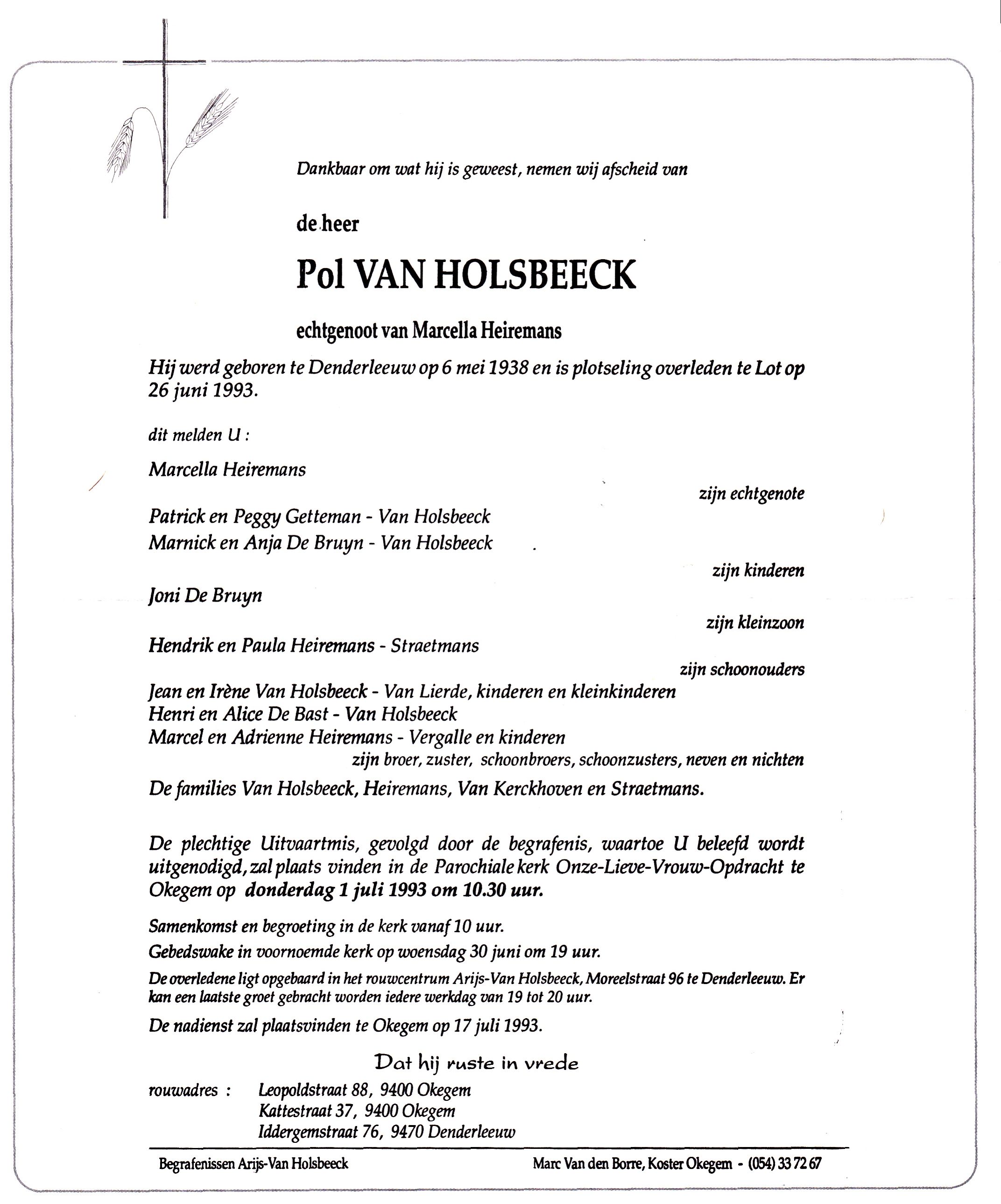 Van Holsbeeck Pol