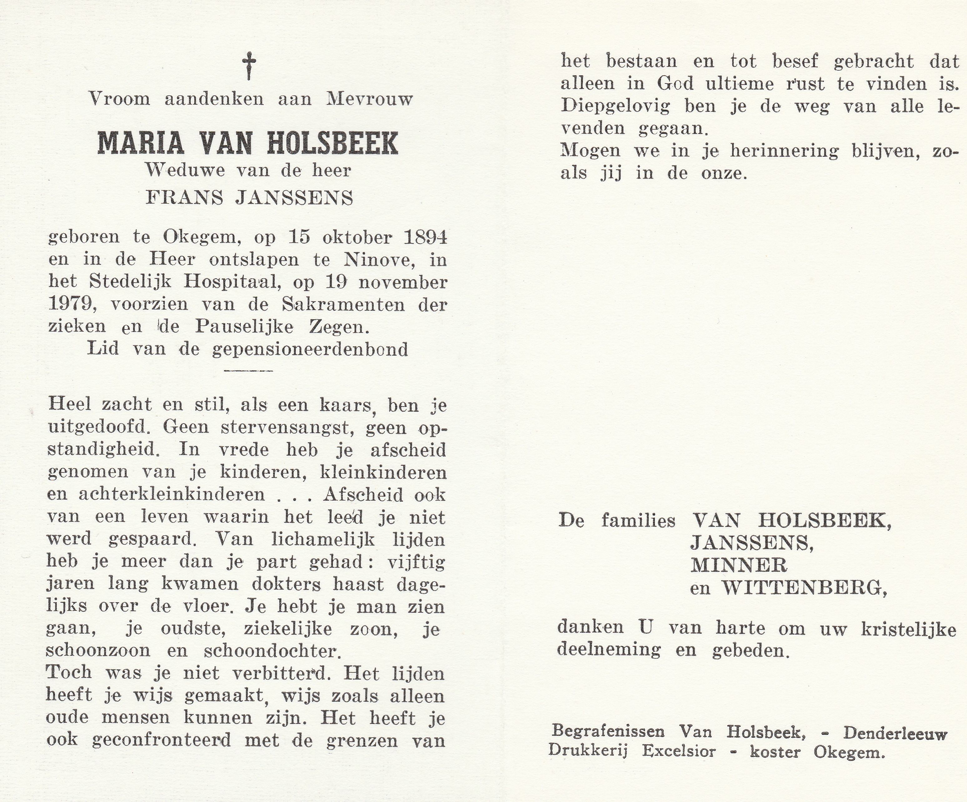 Van Holsbeek Maria