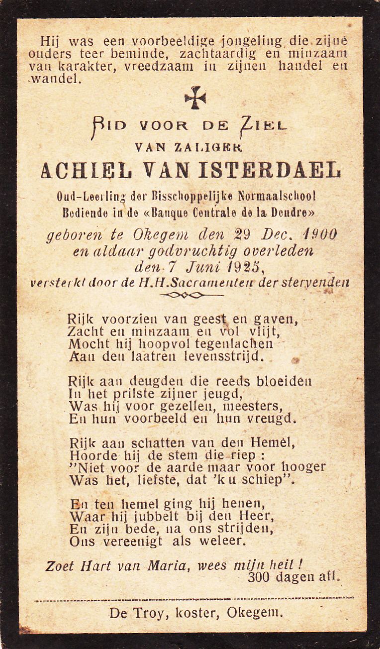 Van Isterdael Achiel      