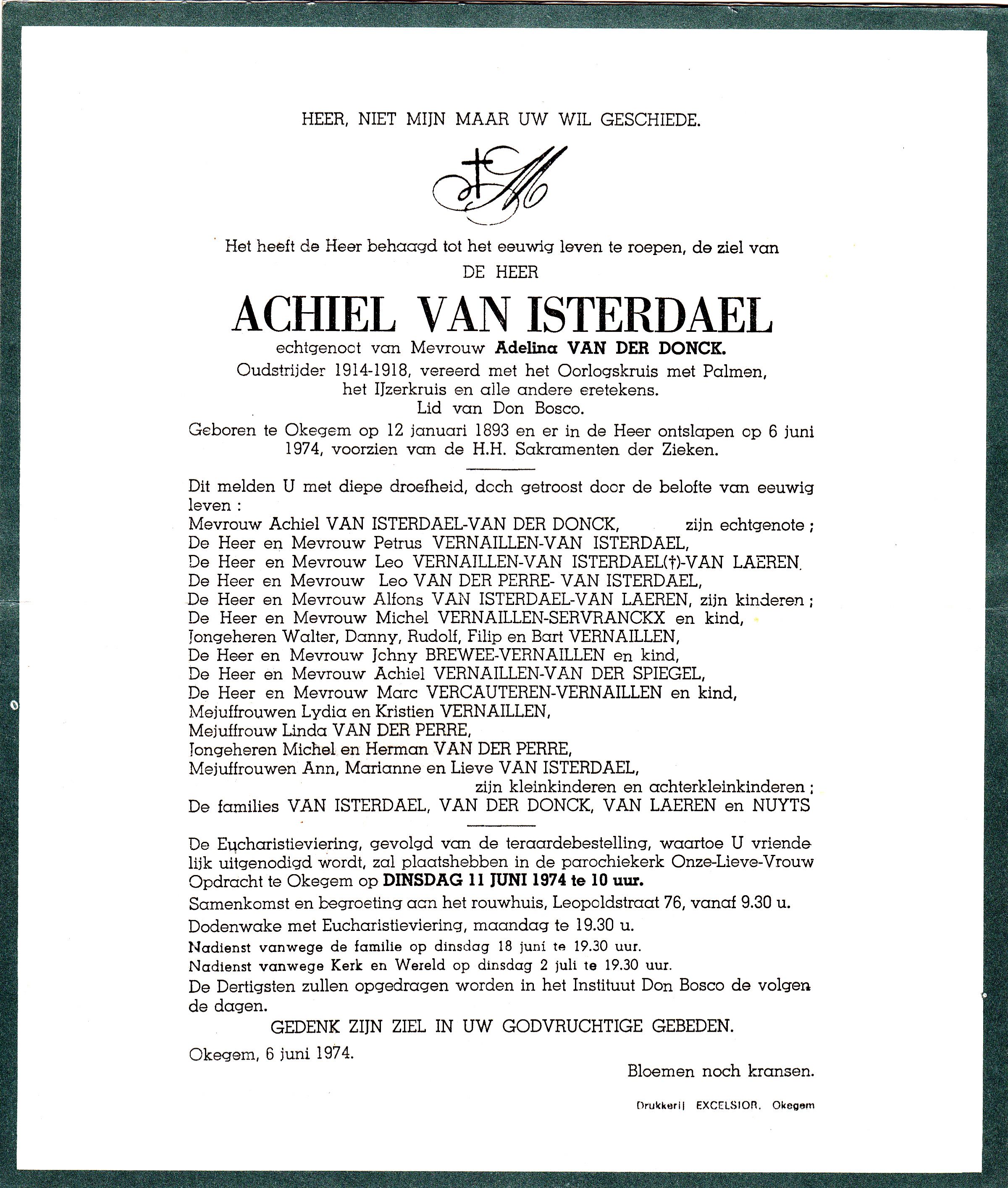 Van Isterdael Achiel  (x VDD)   