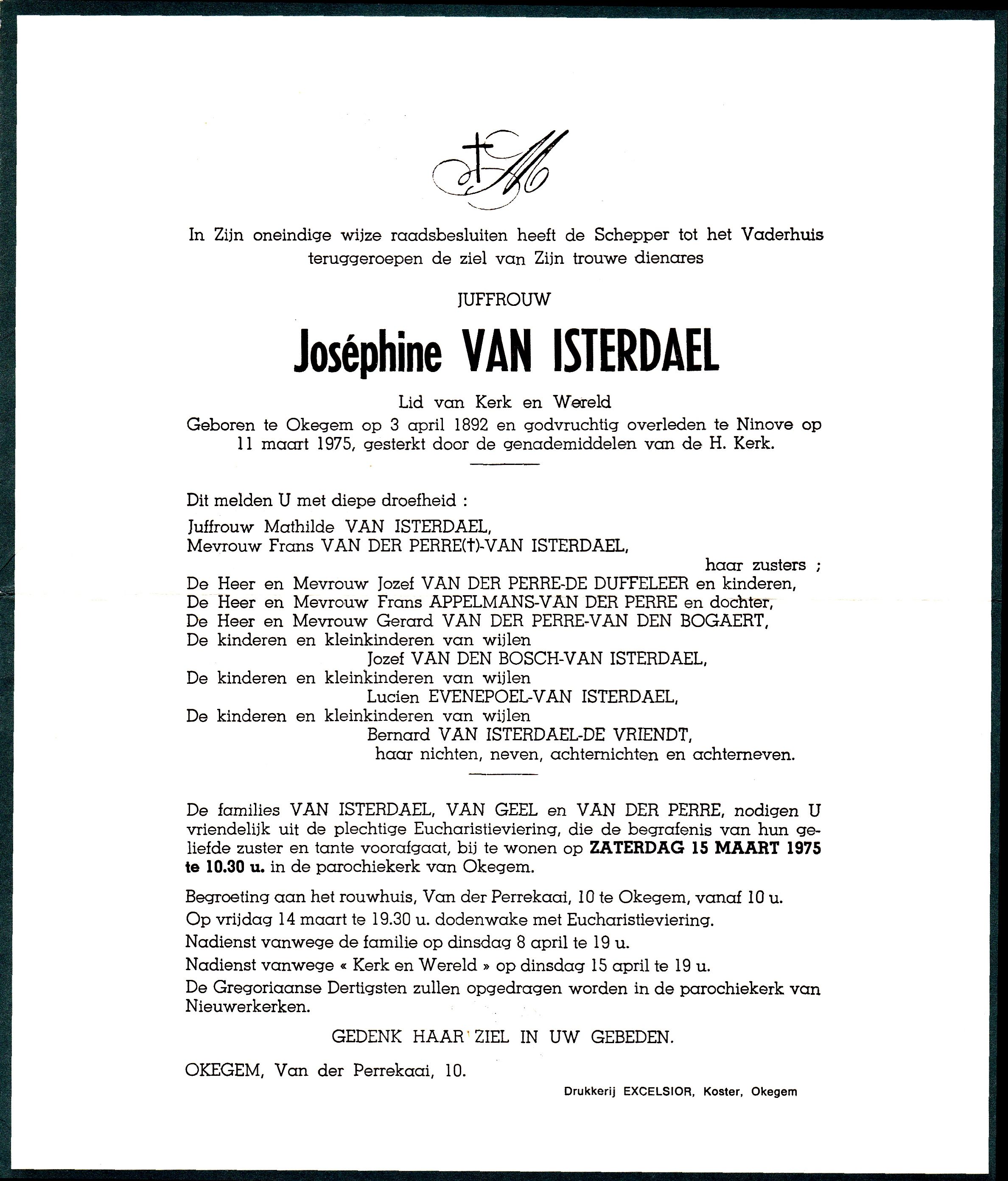 Van Isterdael Joséphine  