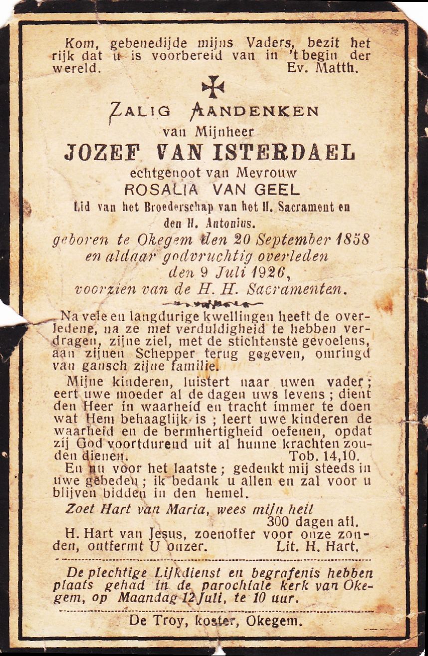 Van Isterdael Jozef