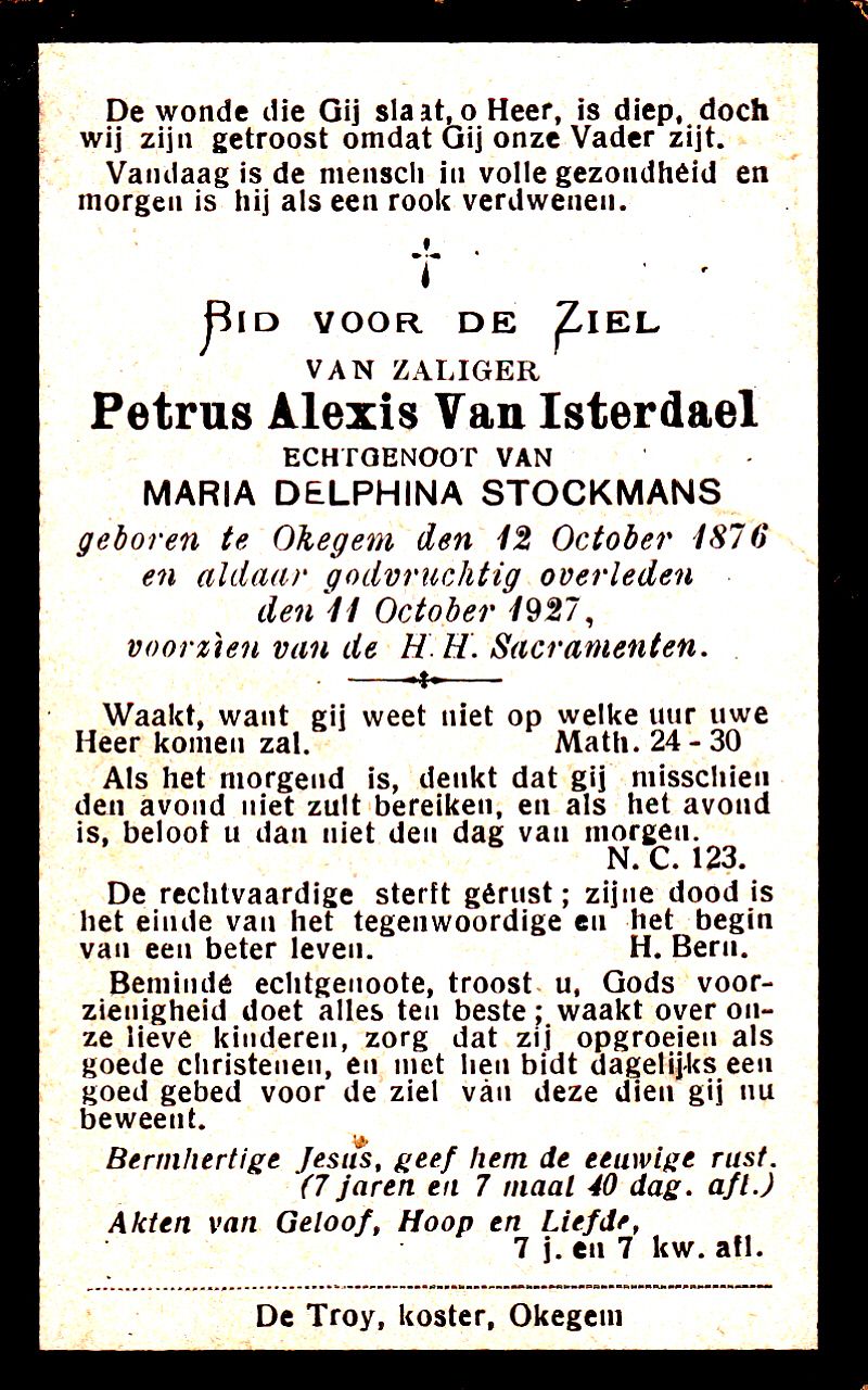 Van Isterdael Petrus Alexis