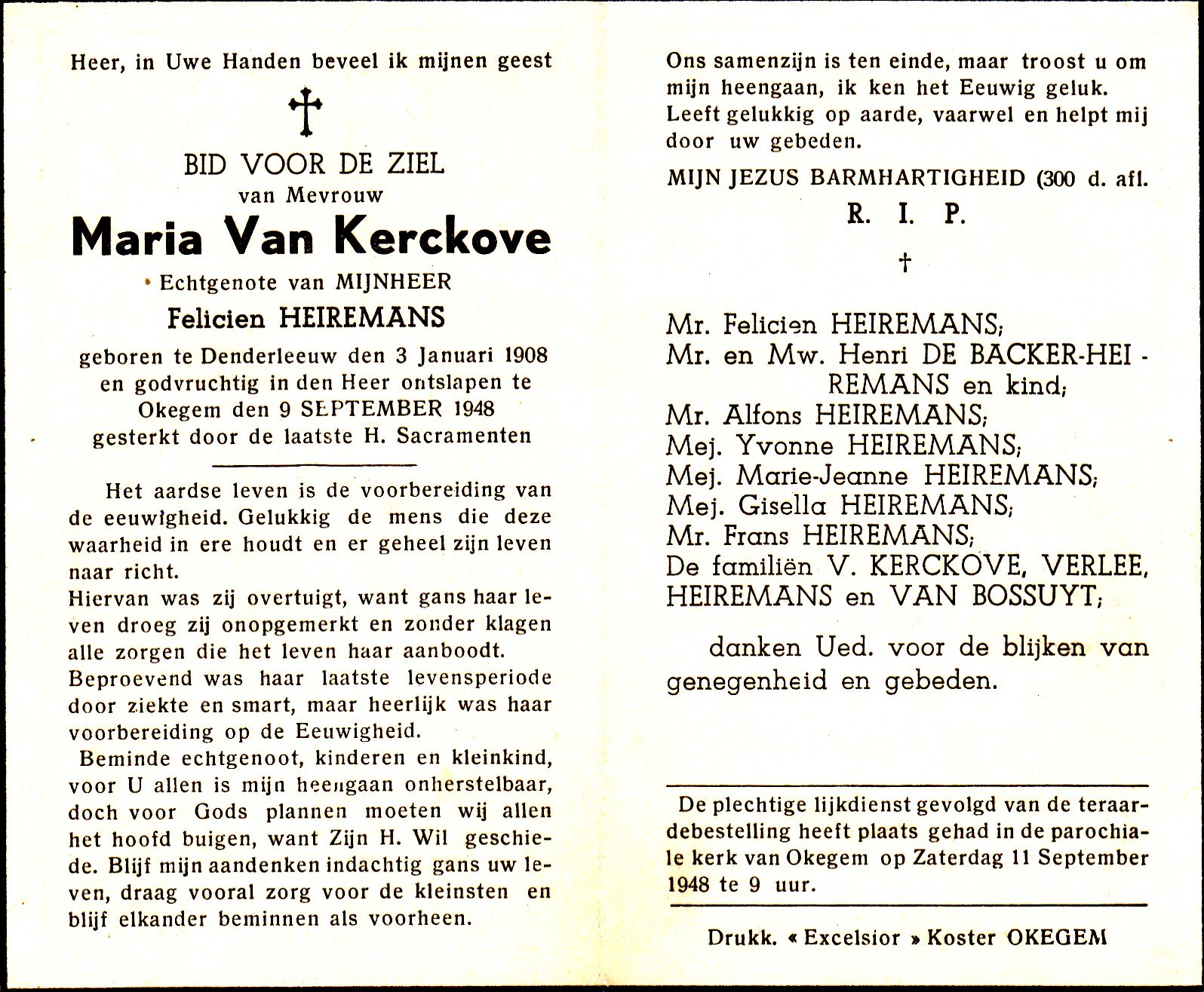 Van Kerckhove Maria