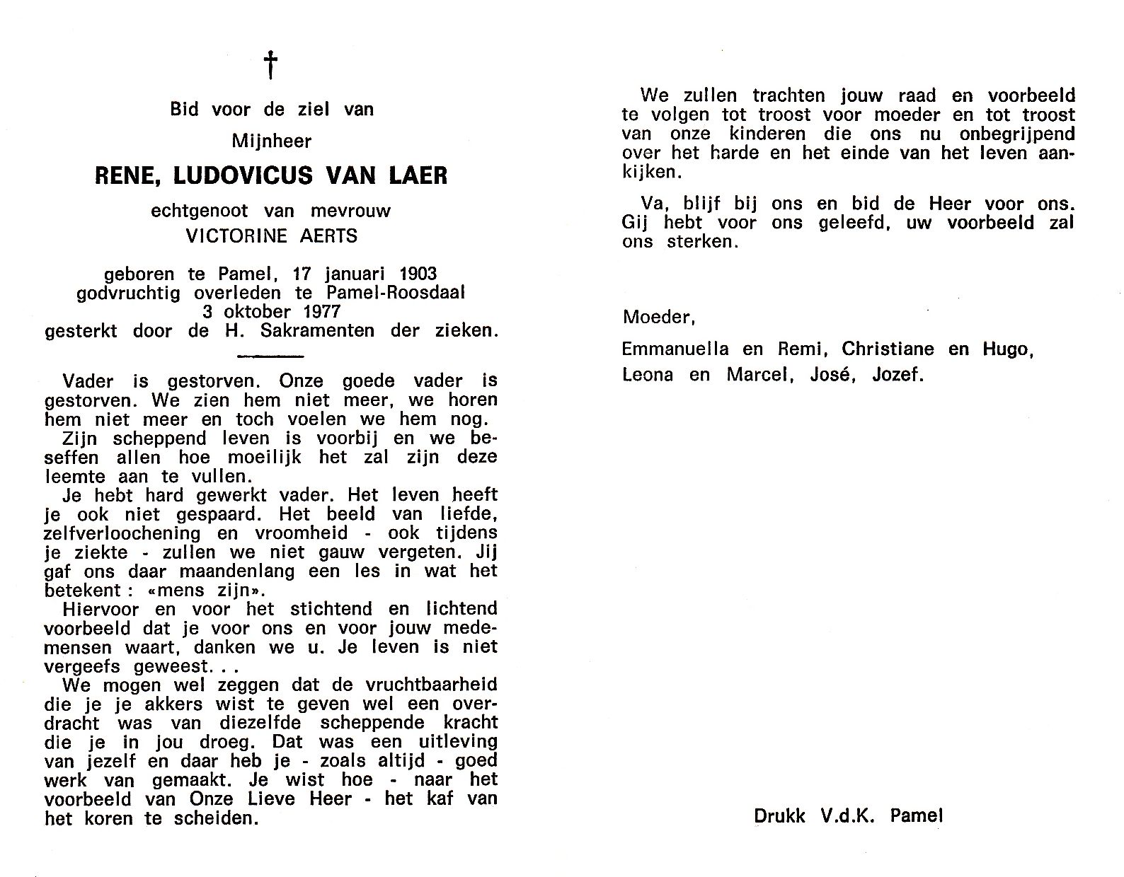 Van Laer René Ludovicus