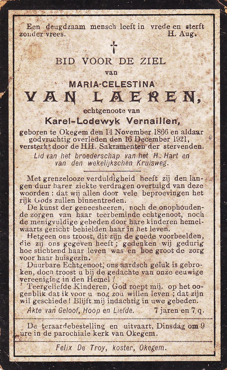 Van Laeren Maria Celestina