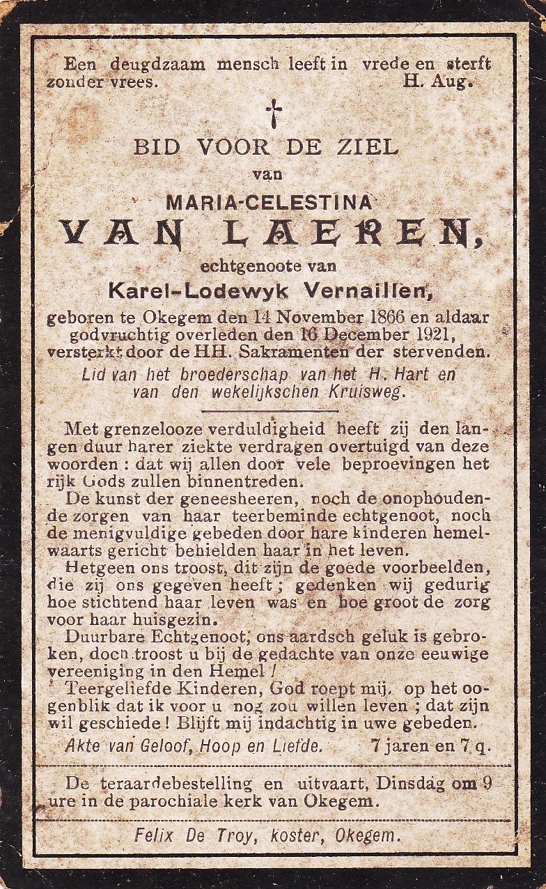 Van Laeren Maria Celestina