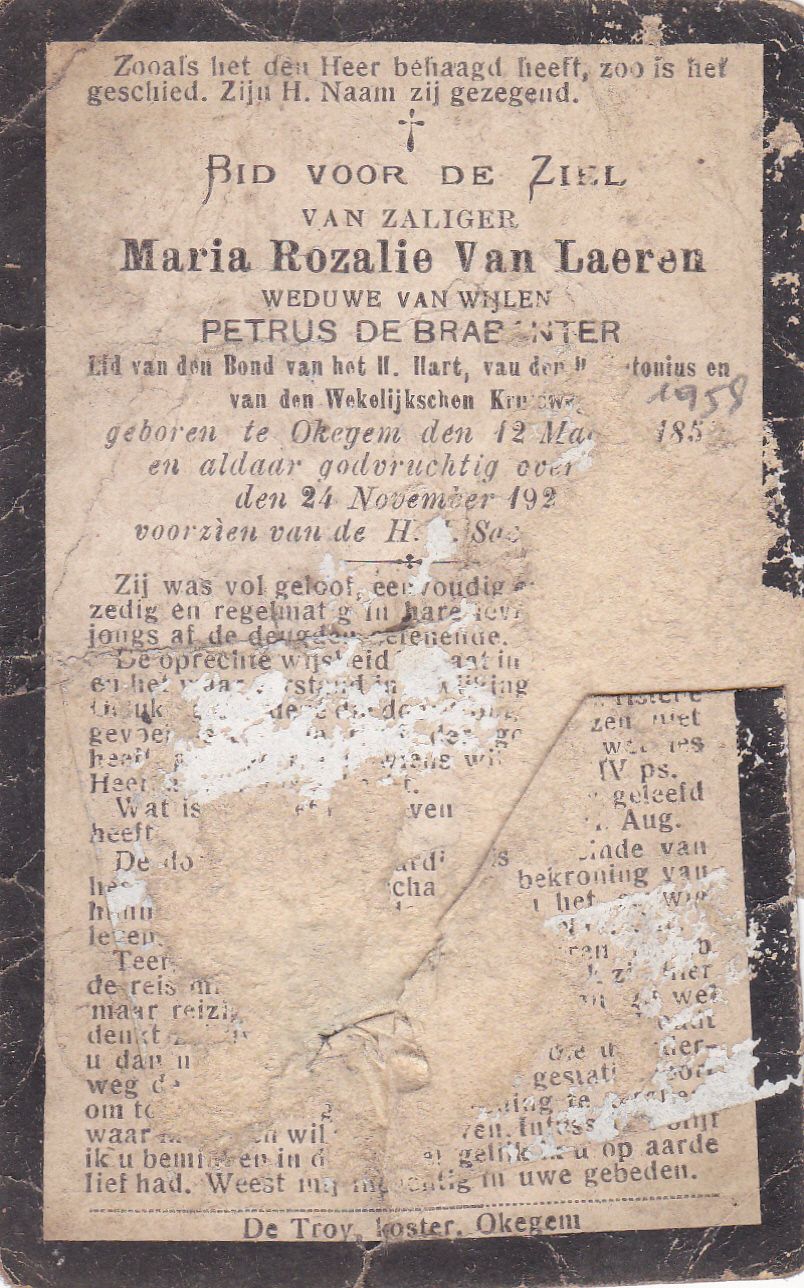 Van Laeren Maria Rozalie