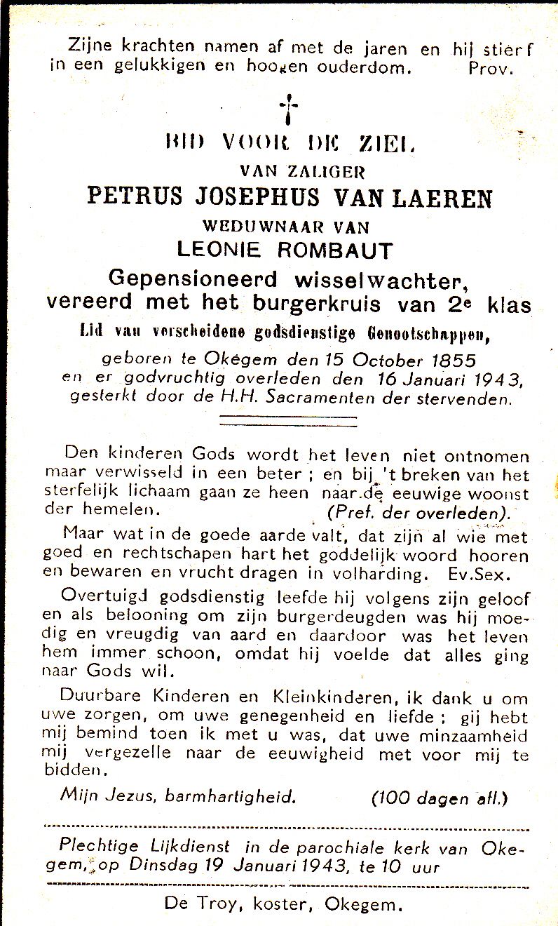 Van Laeren Petrus Josephus