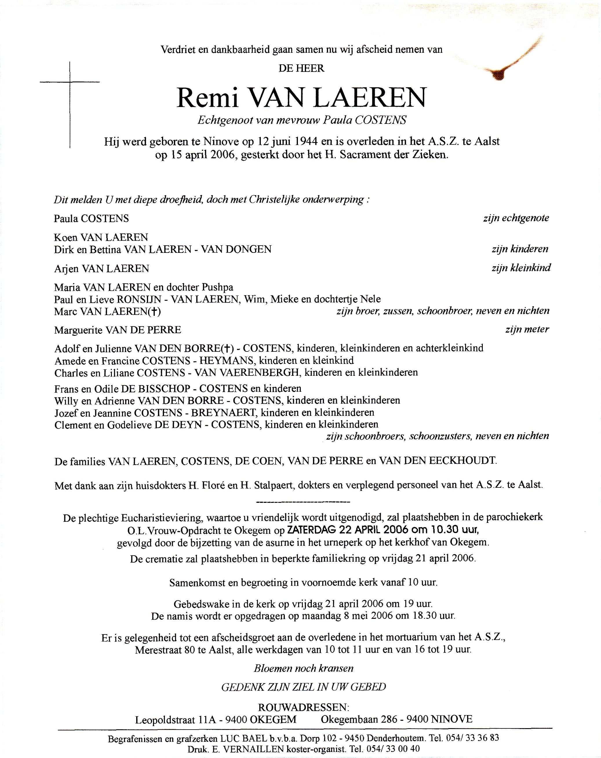 Van Laeren Remi  