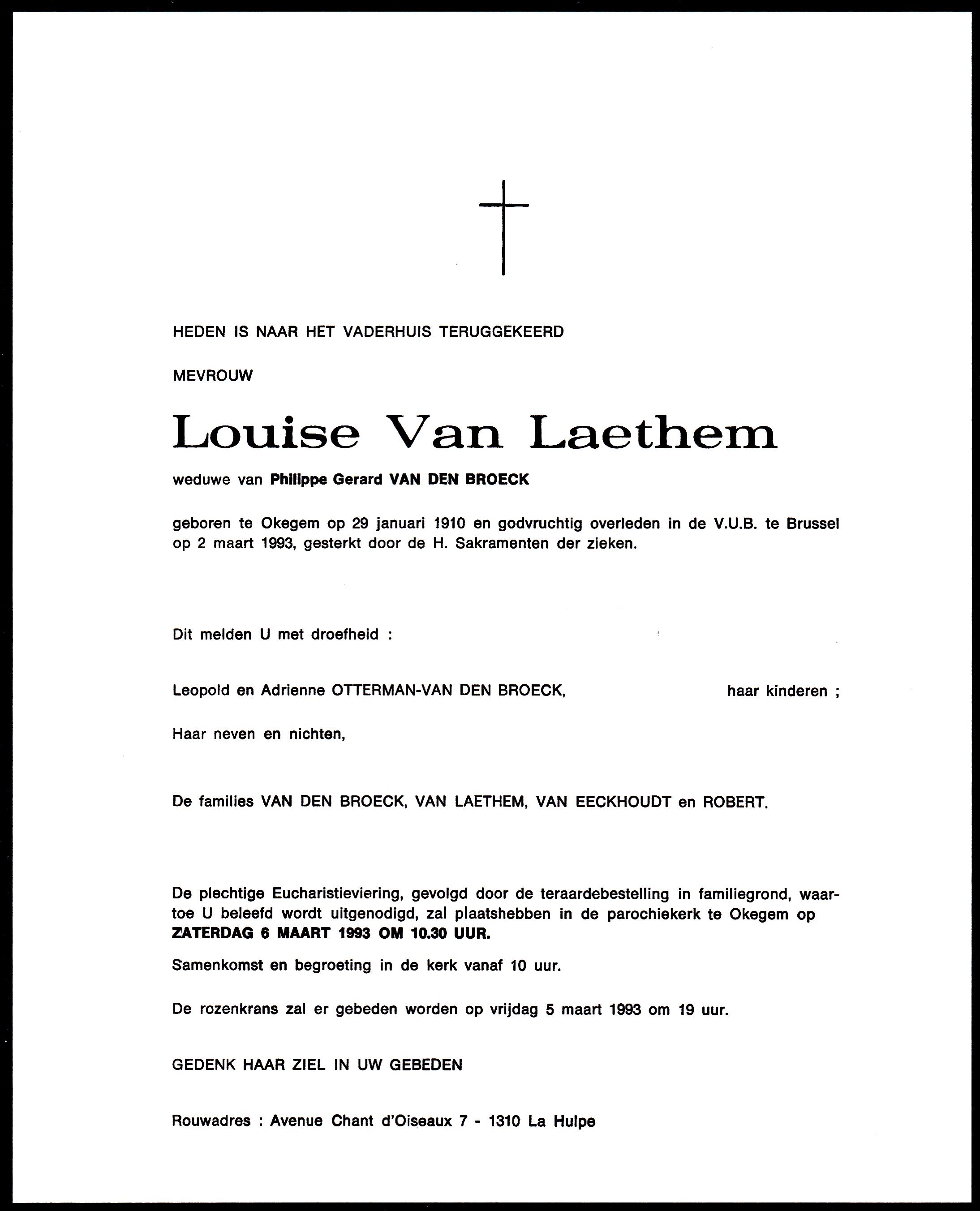 Van Laethem Louise   