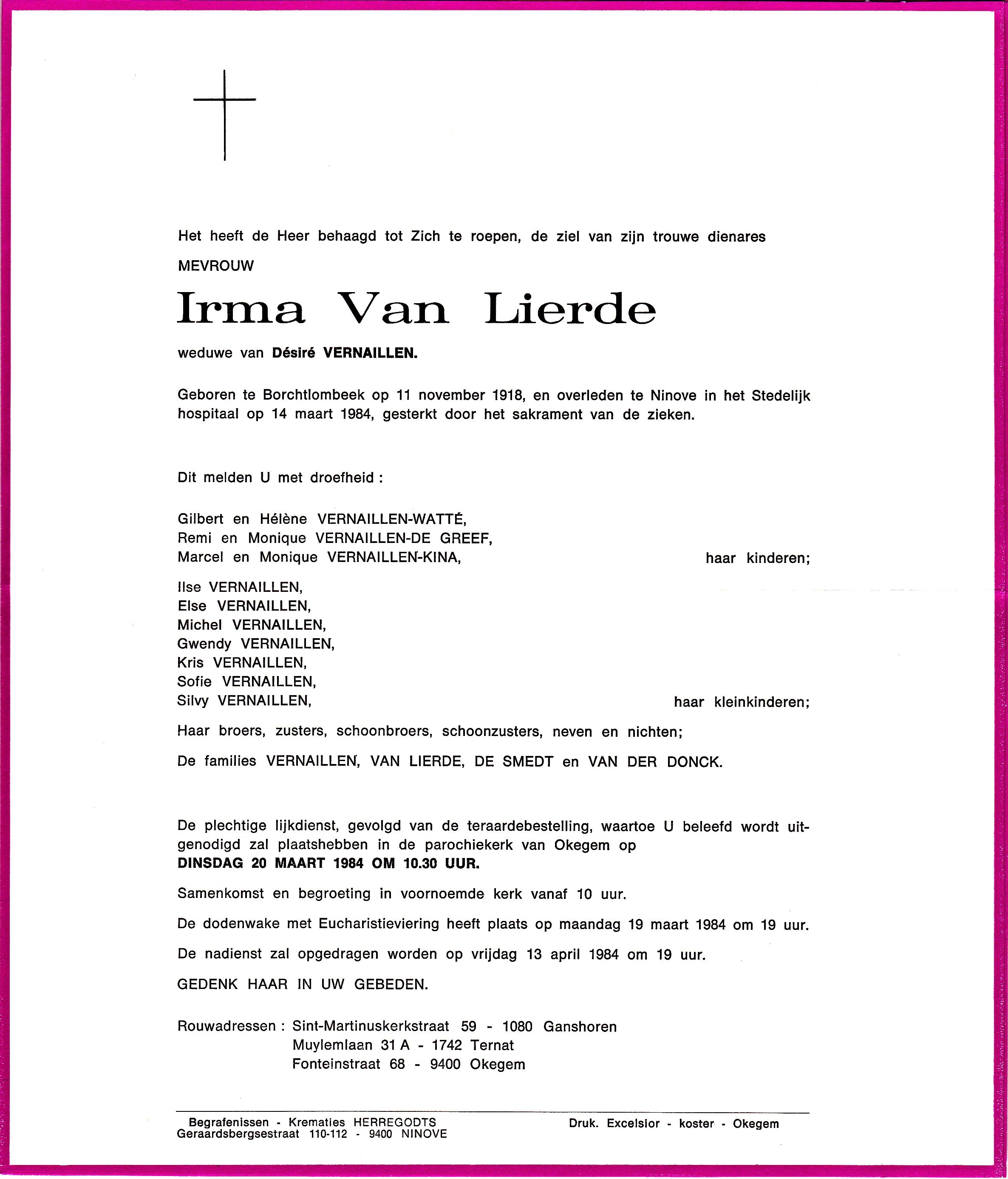 Van Lierde Irma  