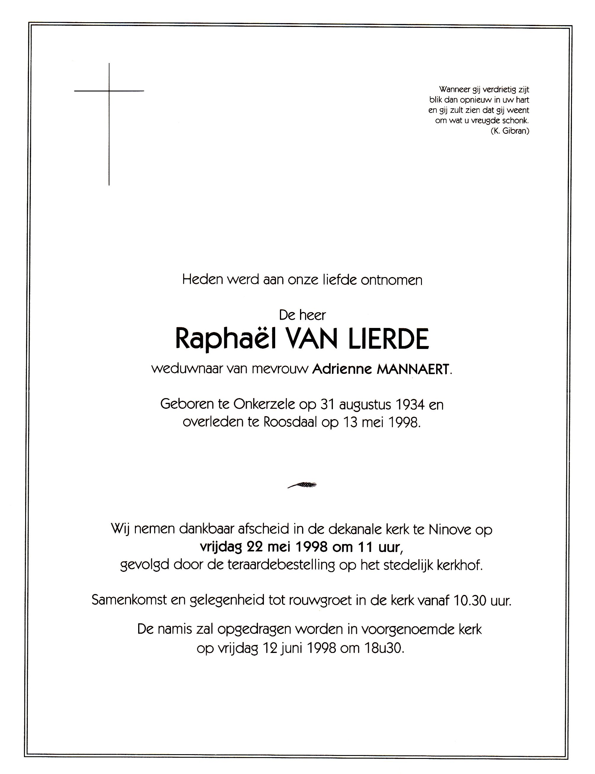 Van Lierde Raphaël   