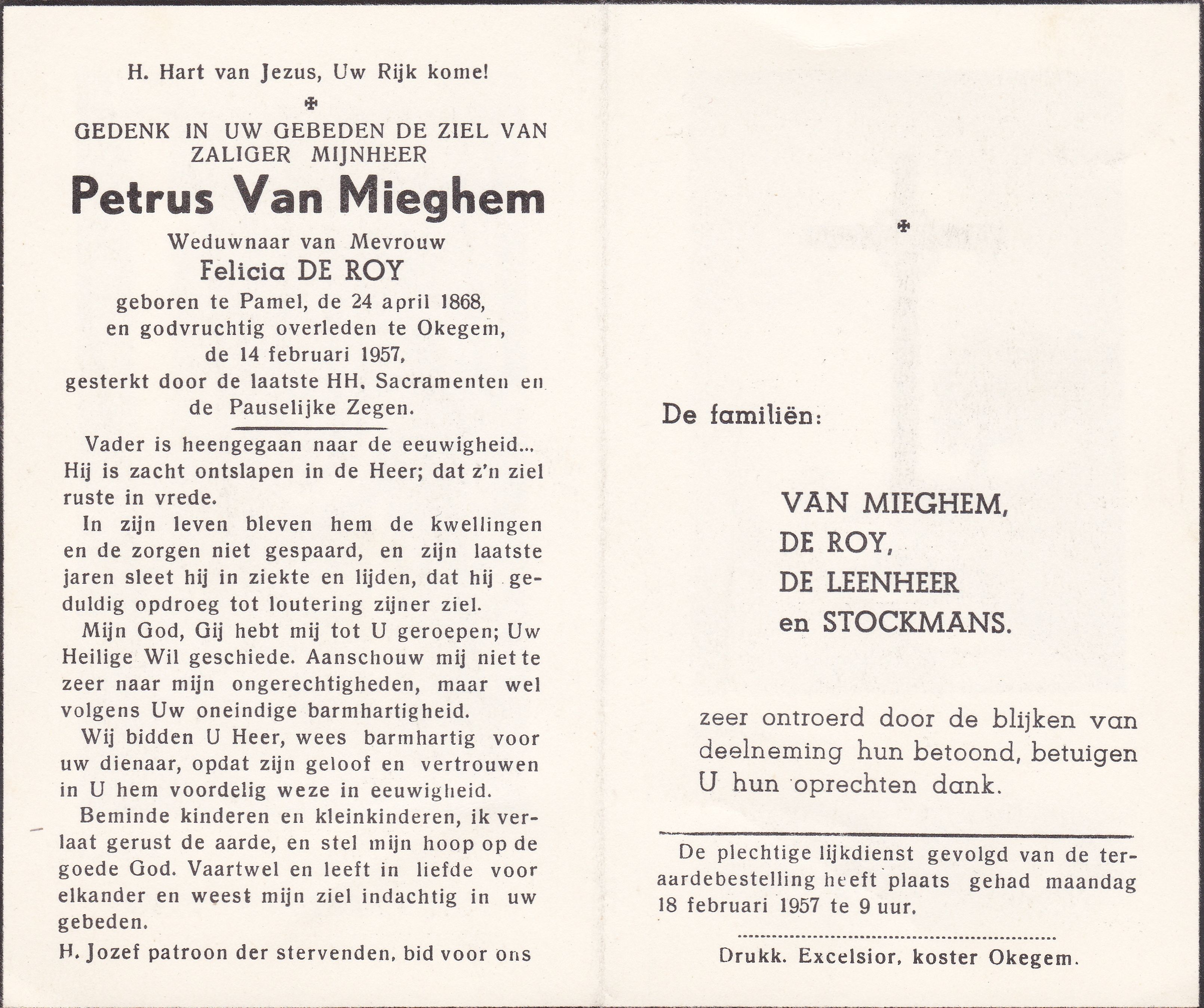 Van Mieghem Petrus