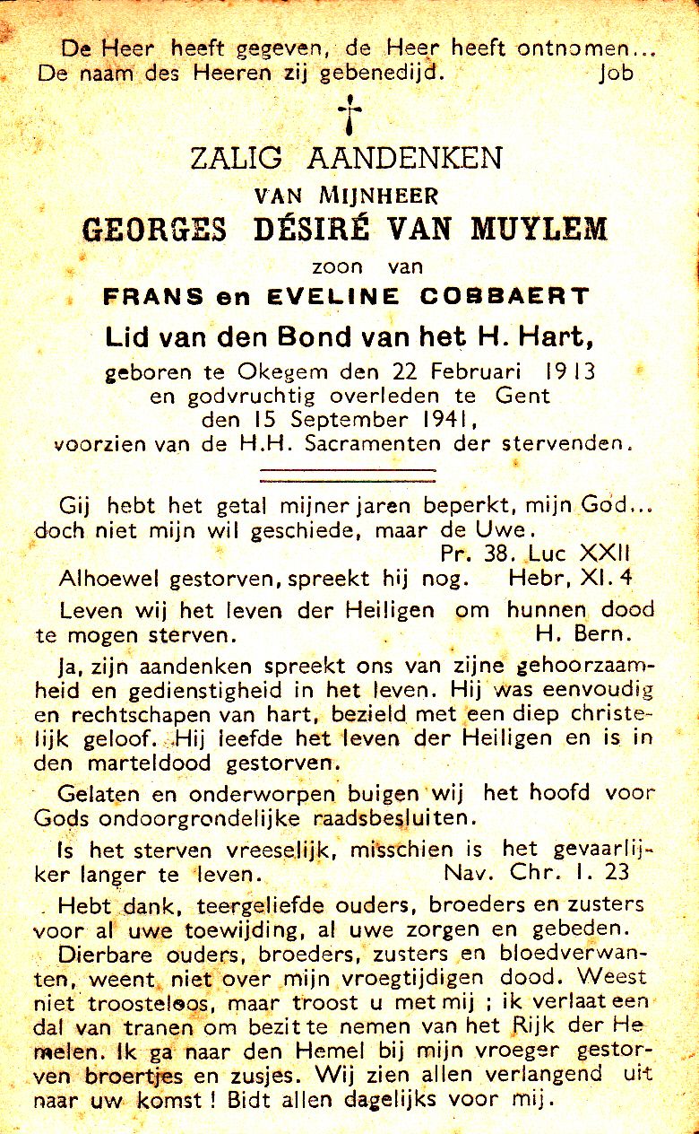 Van Muylem Georges Désiré