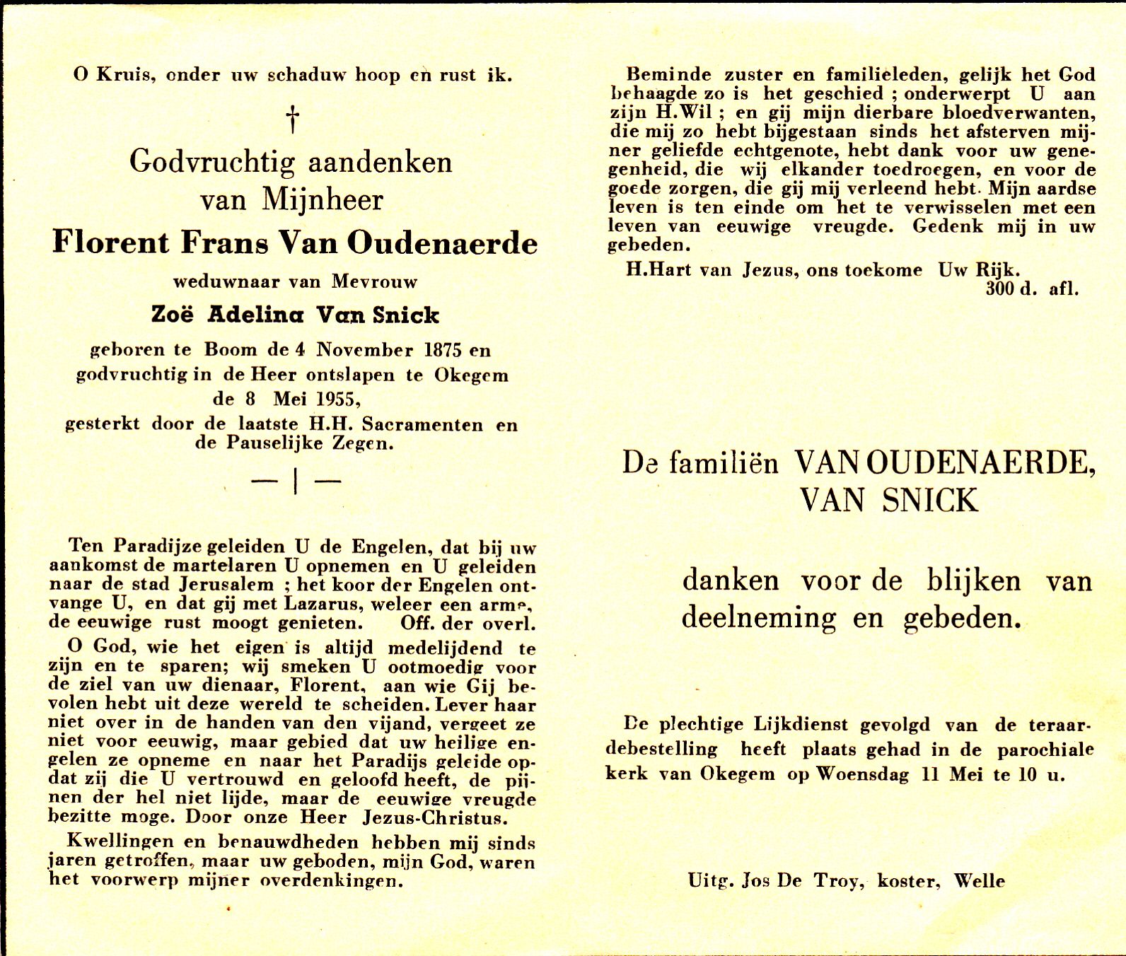 Van Oudenaerde Florent Frans