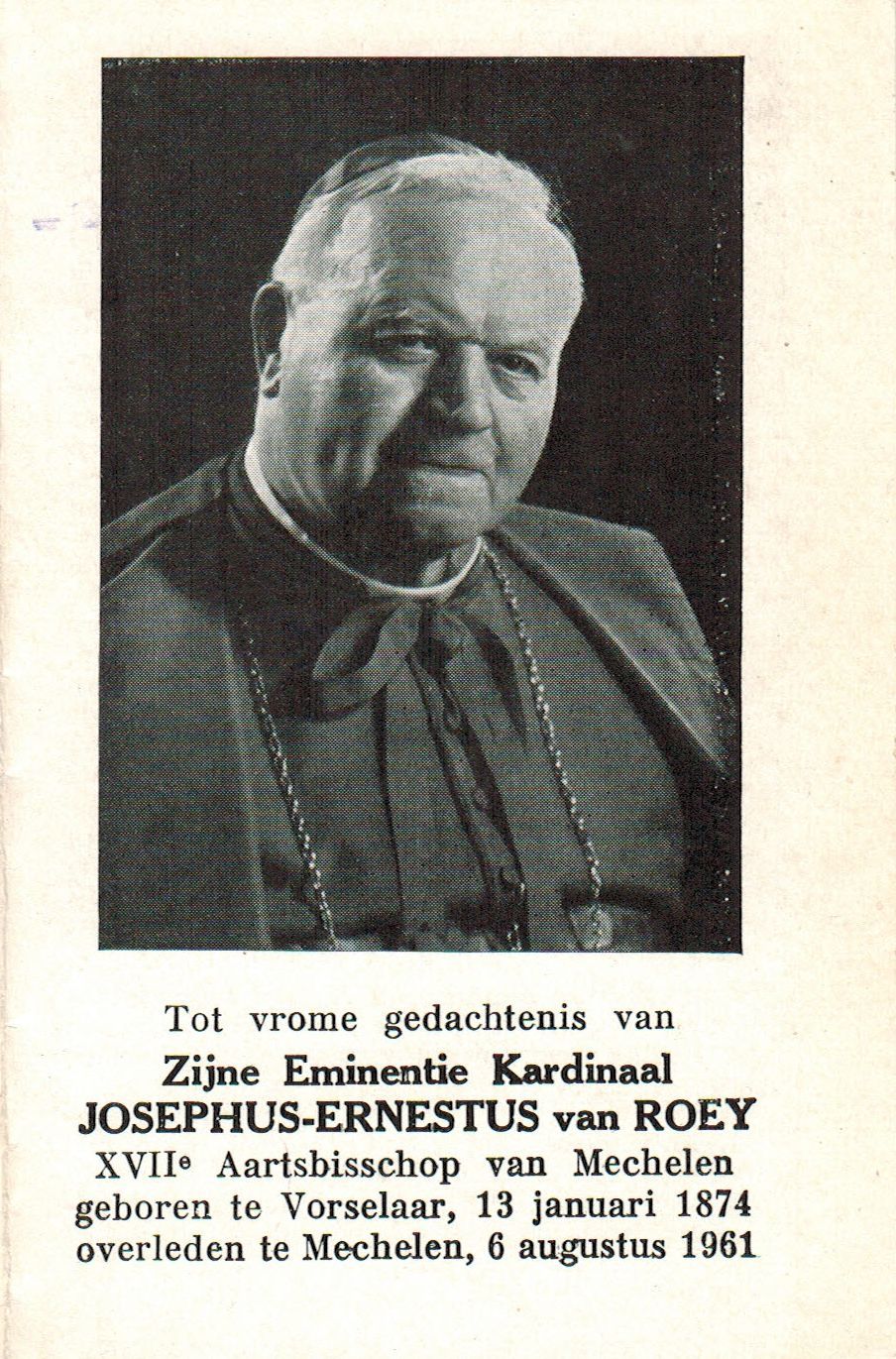 Van Roey Josephus Ernestus