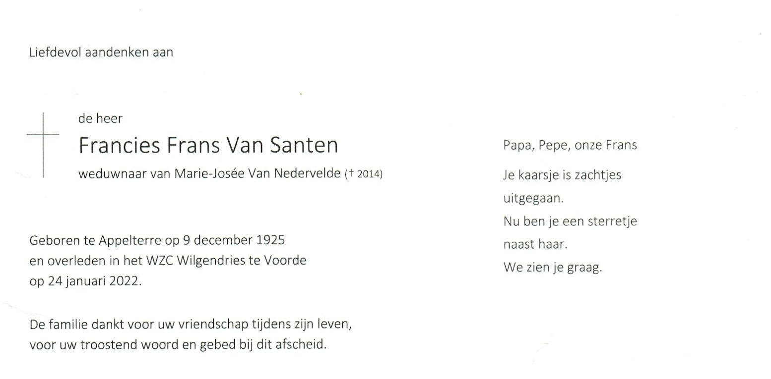 Van Santen Frans