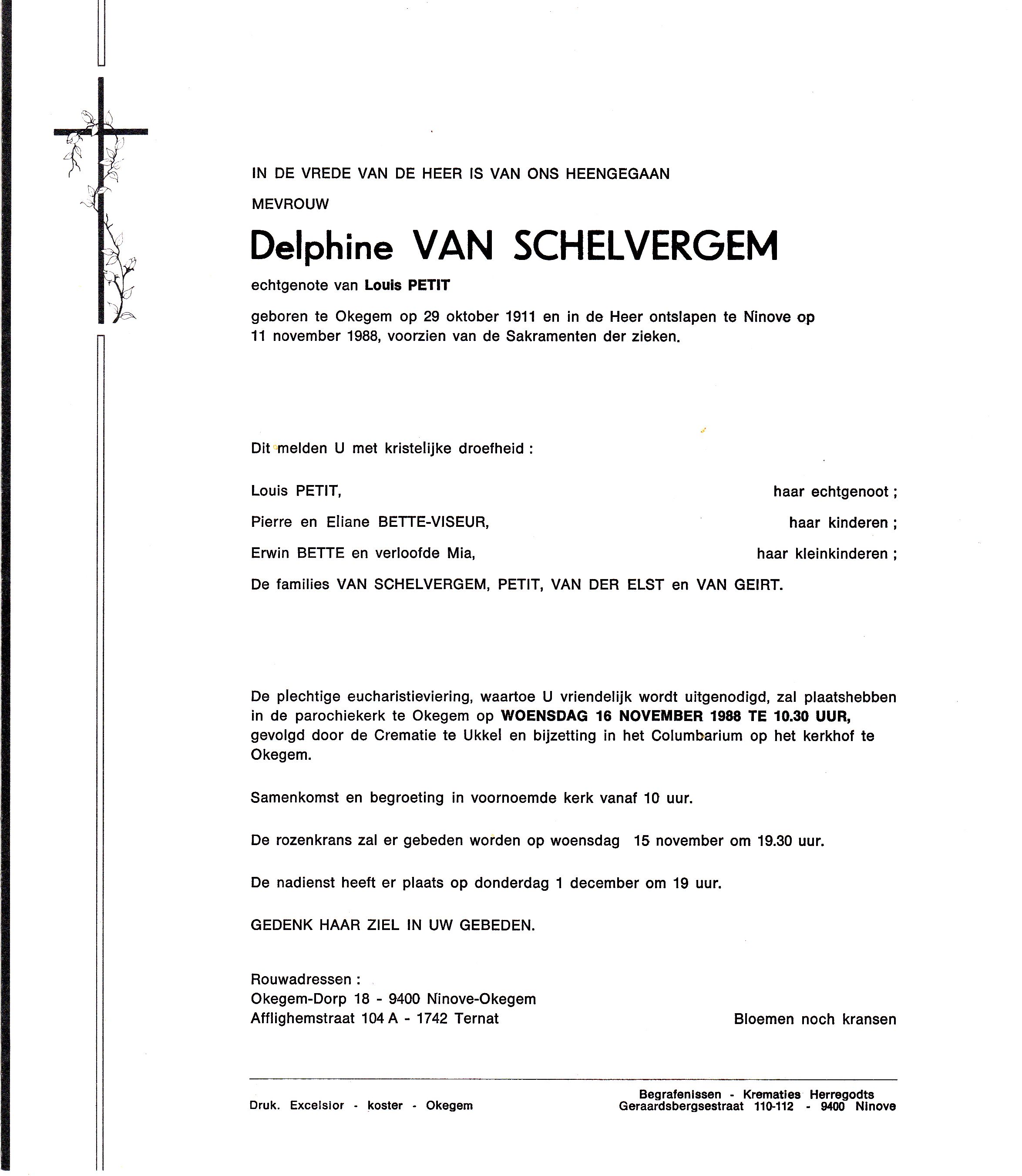 Van Schelvergem Delphine  