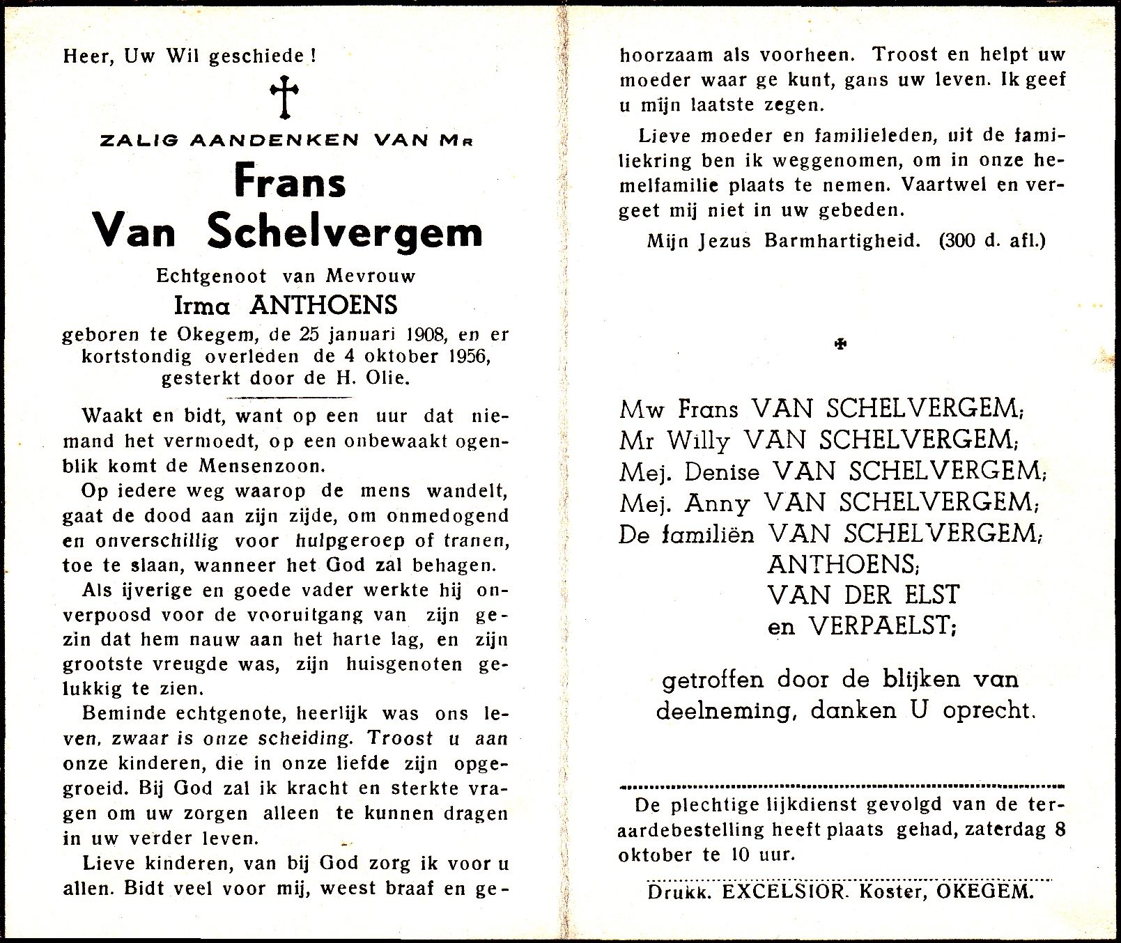 Van Schelvergem Frans    