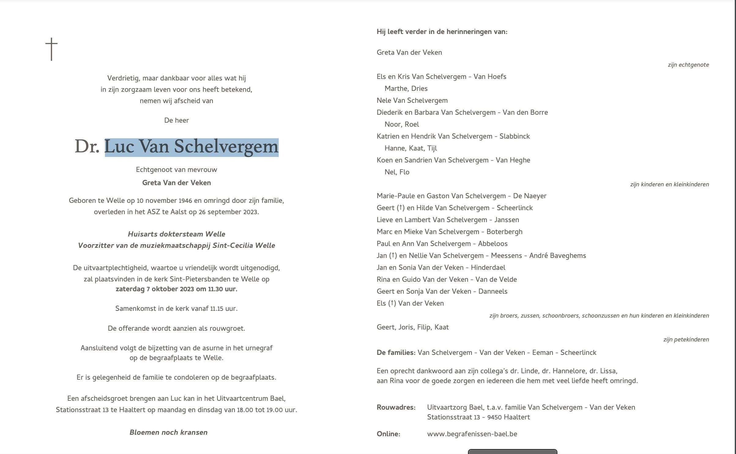 Van Schelvergem Luc