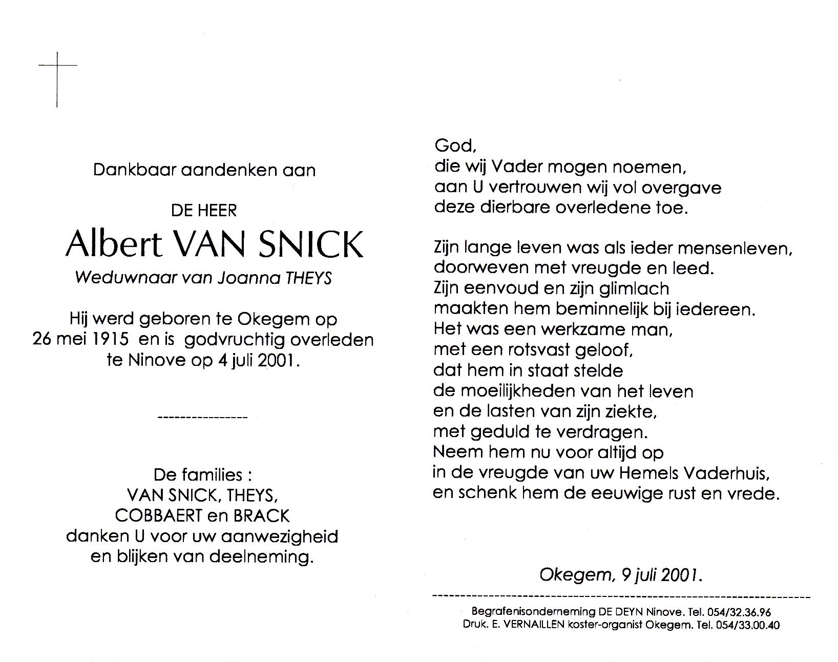 Van Snick Albert