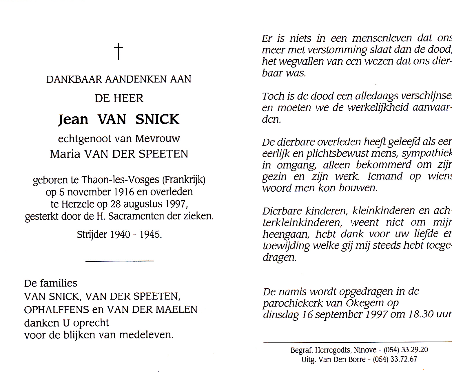 Van Snick Jean
