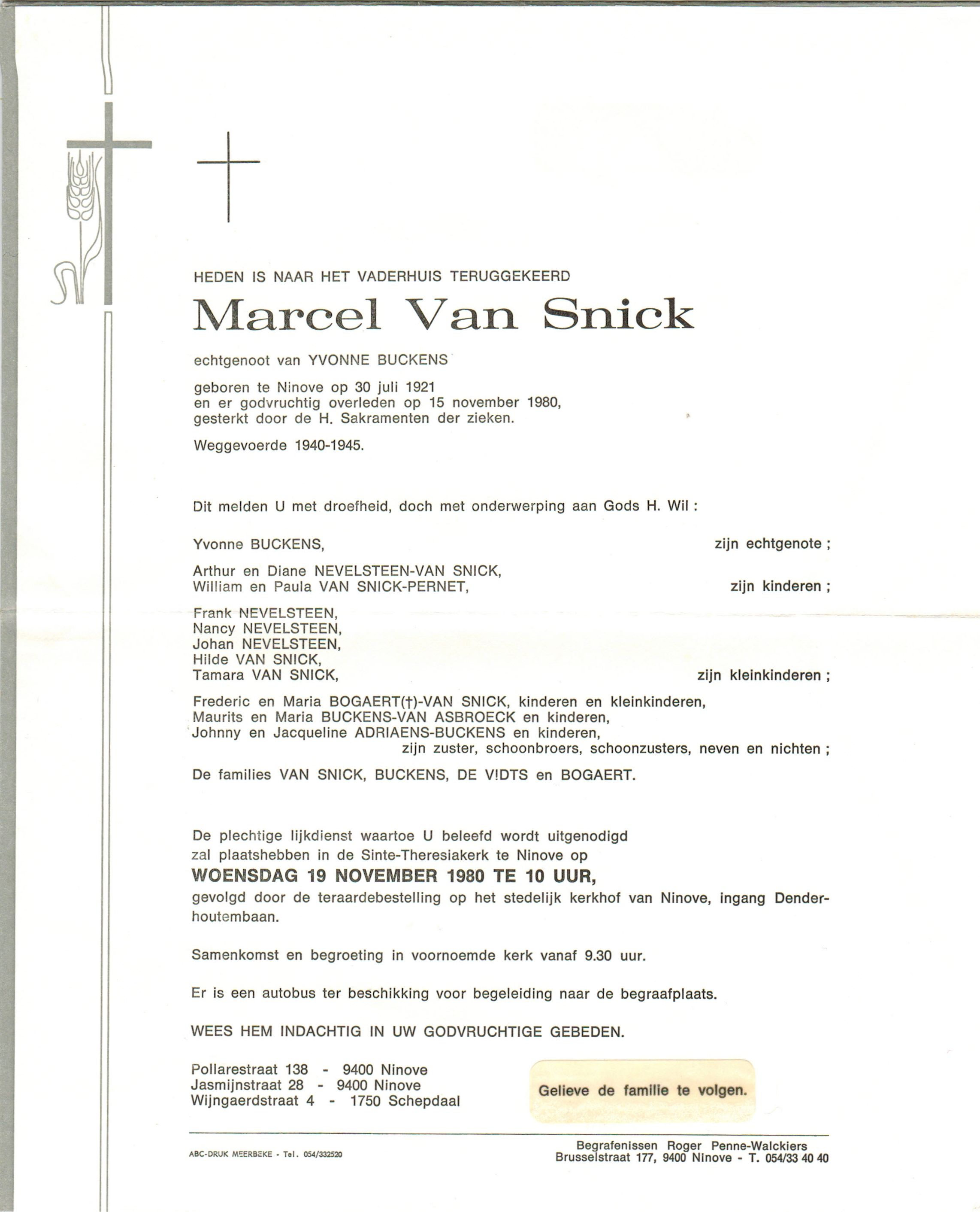 Van Snick Marcel 