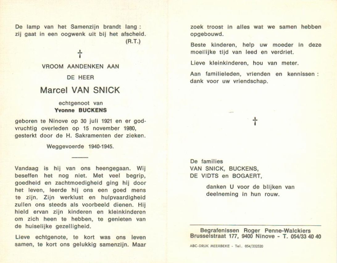 Van Snick Marcel
