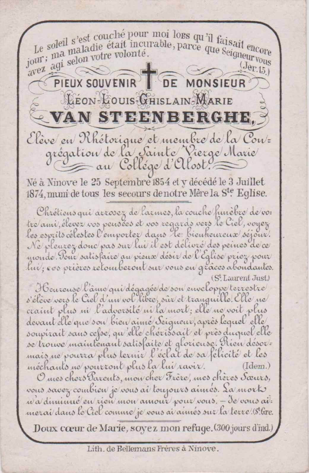 Van Steenberghe Leon