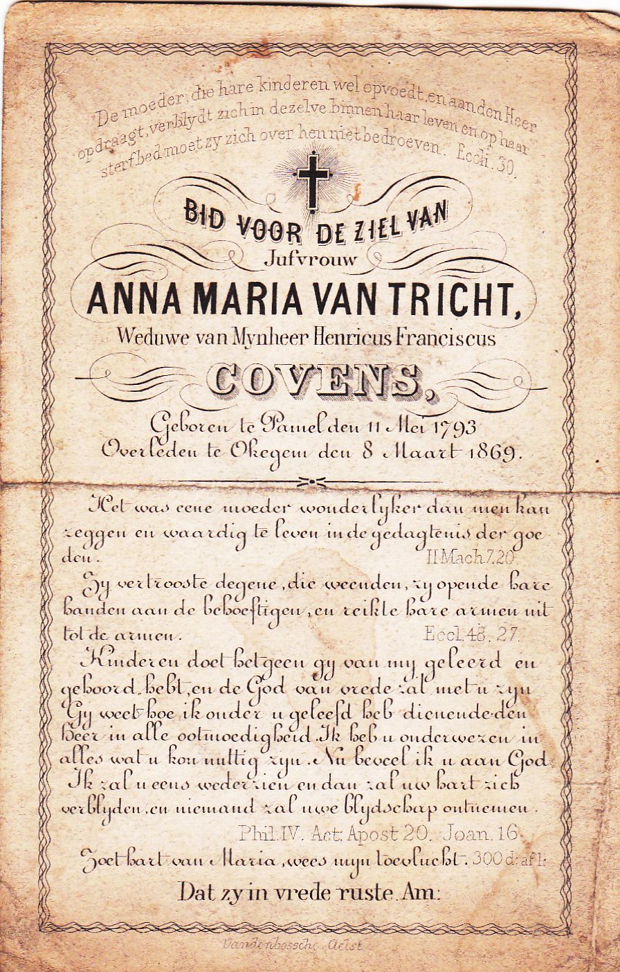 Van Tricht Anna Maria