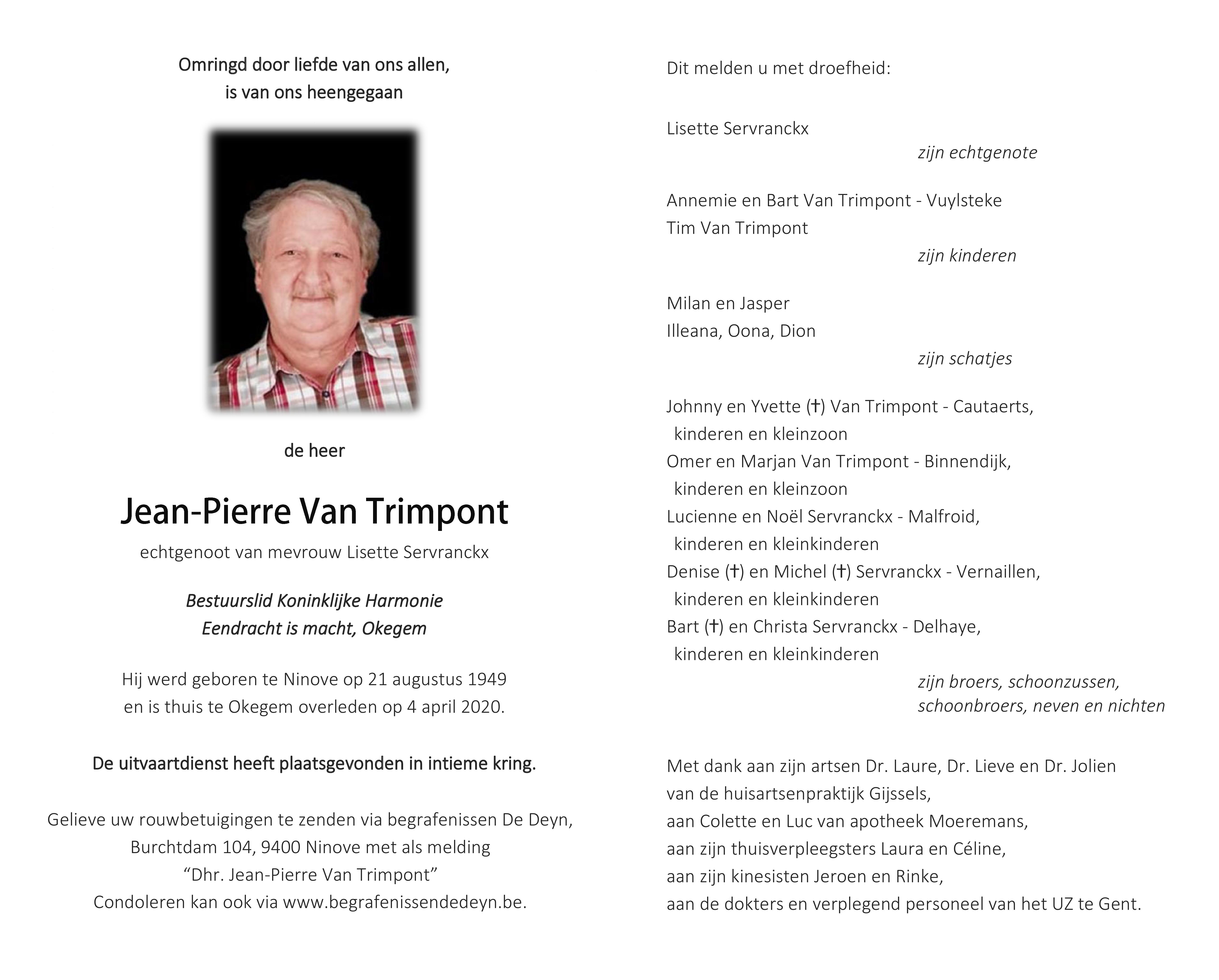 Van Trimpont Jean-Pierre   