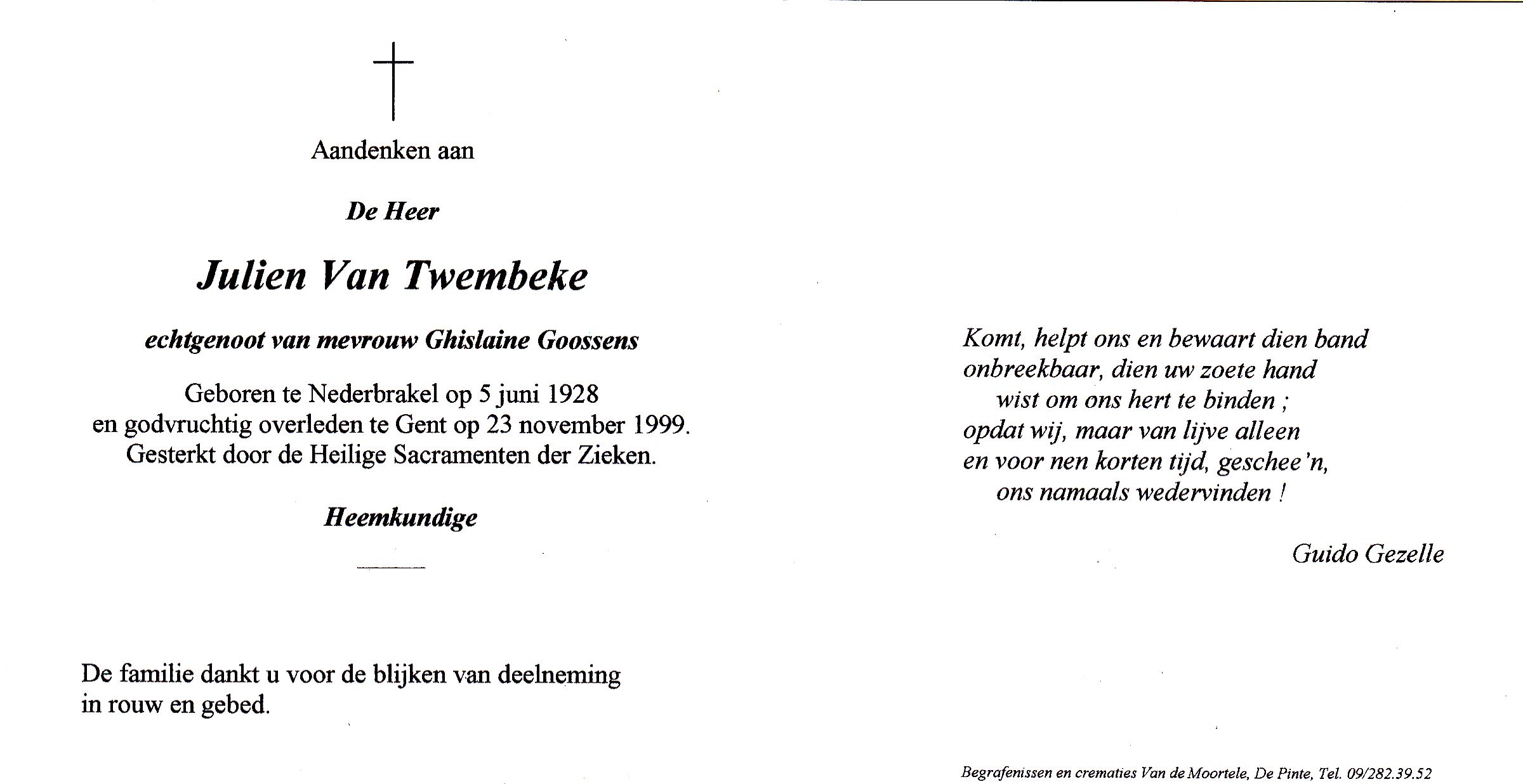 Van Twenbeke Julien