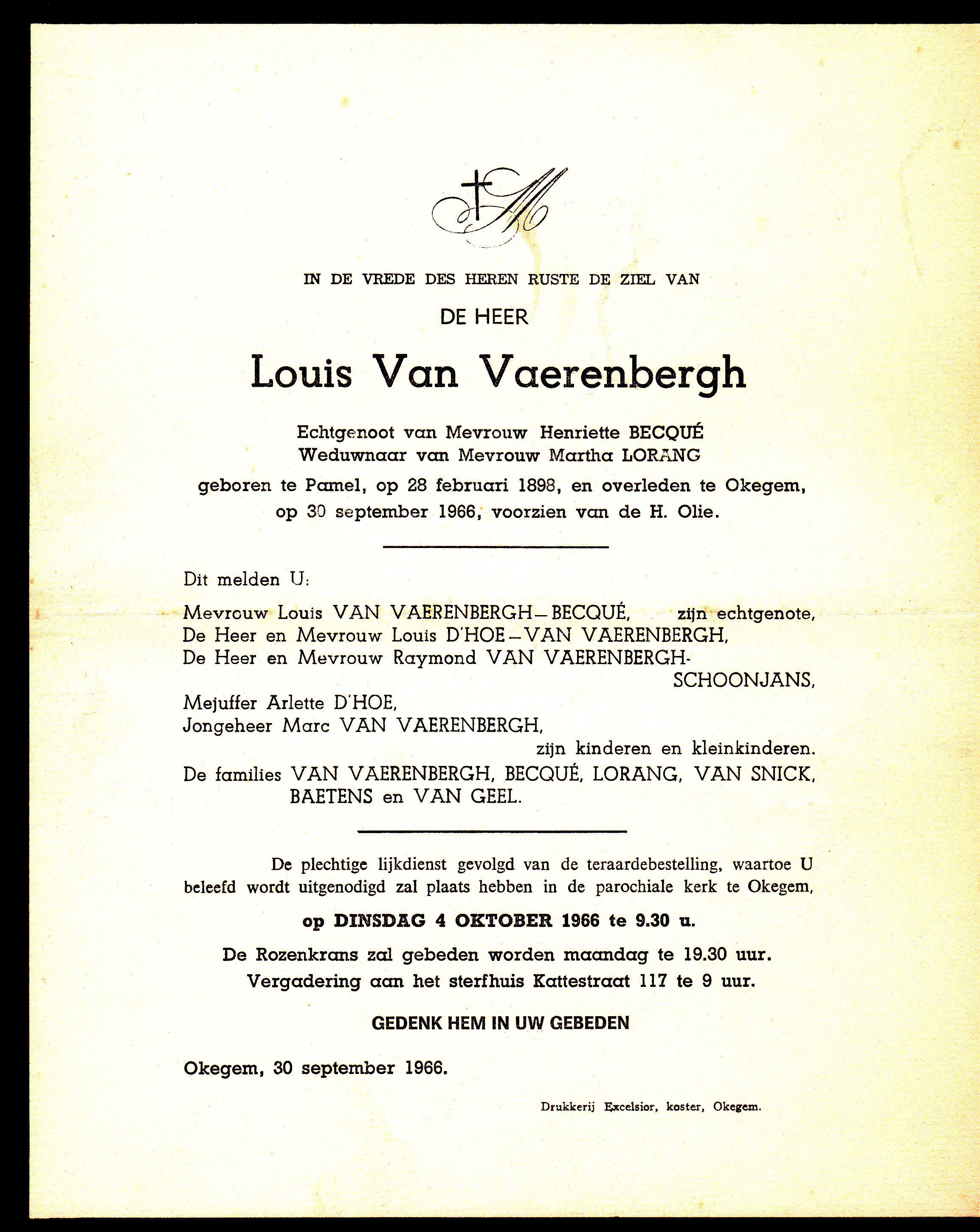 Van Vaerenbergh Louis  