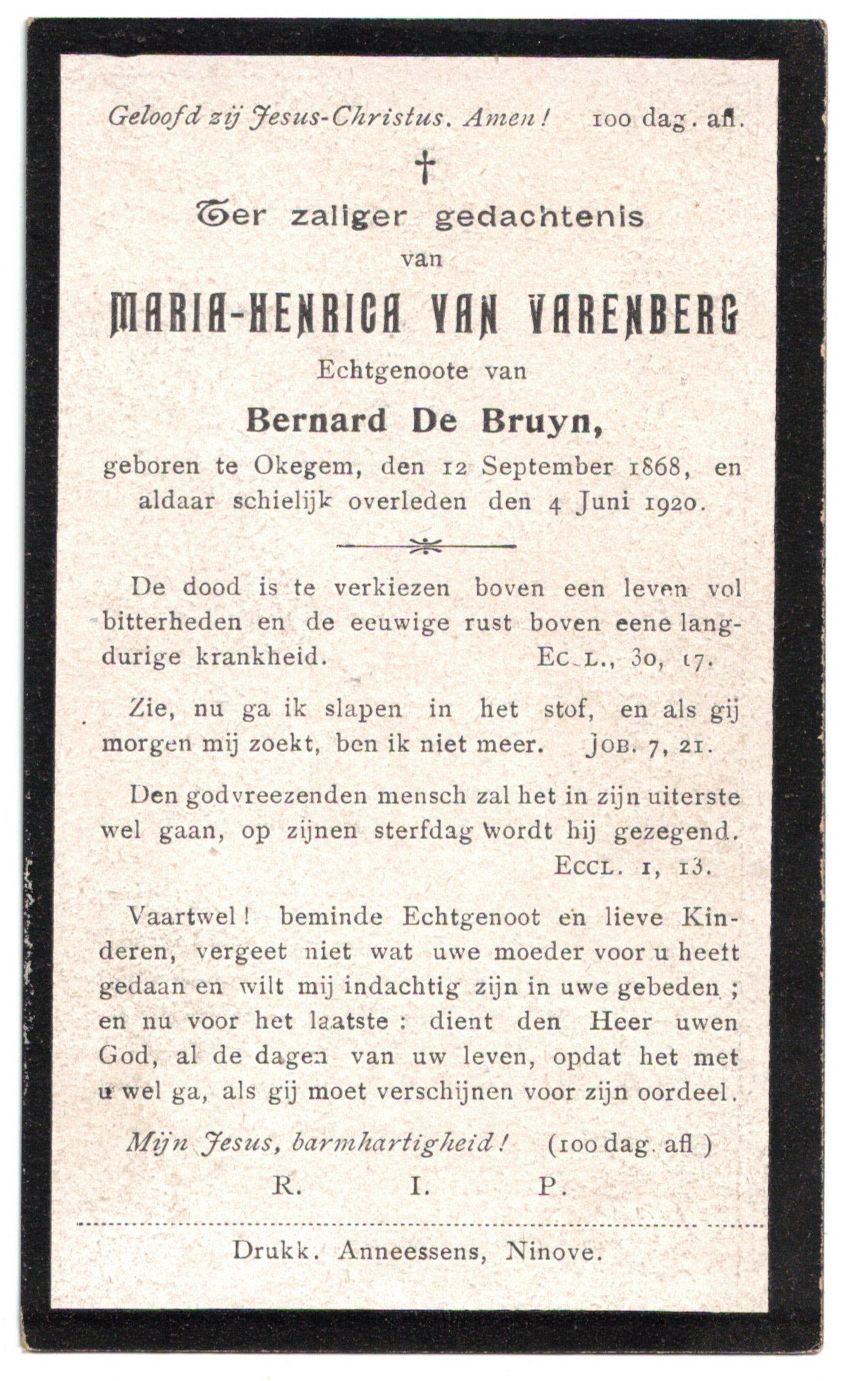 Van Varenberg Maria Henrica