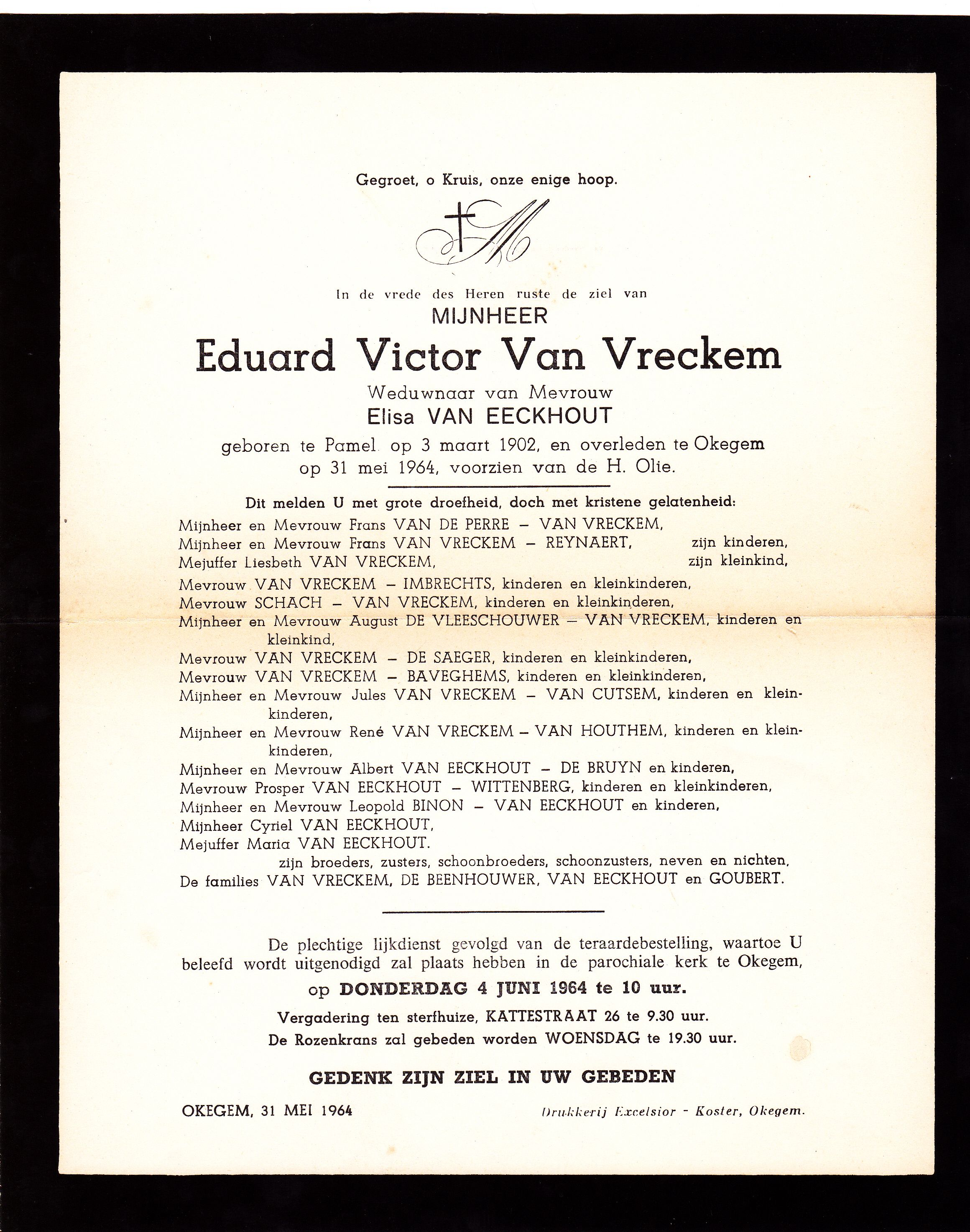 Van Vreckem Eduard Victor  