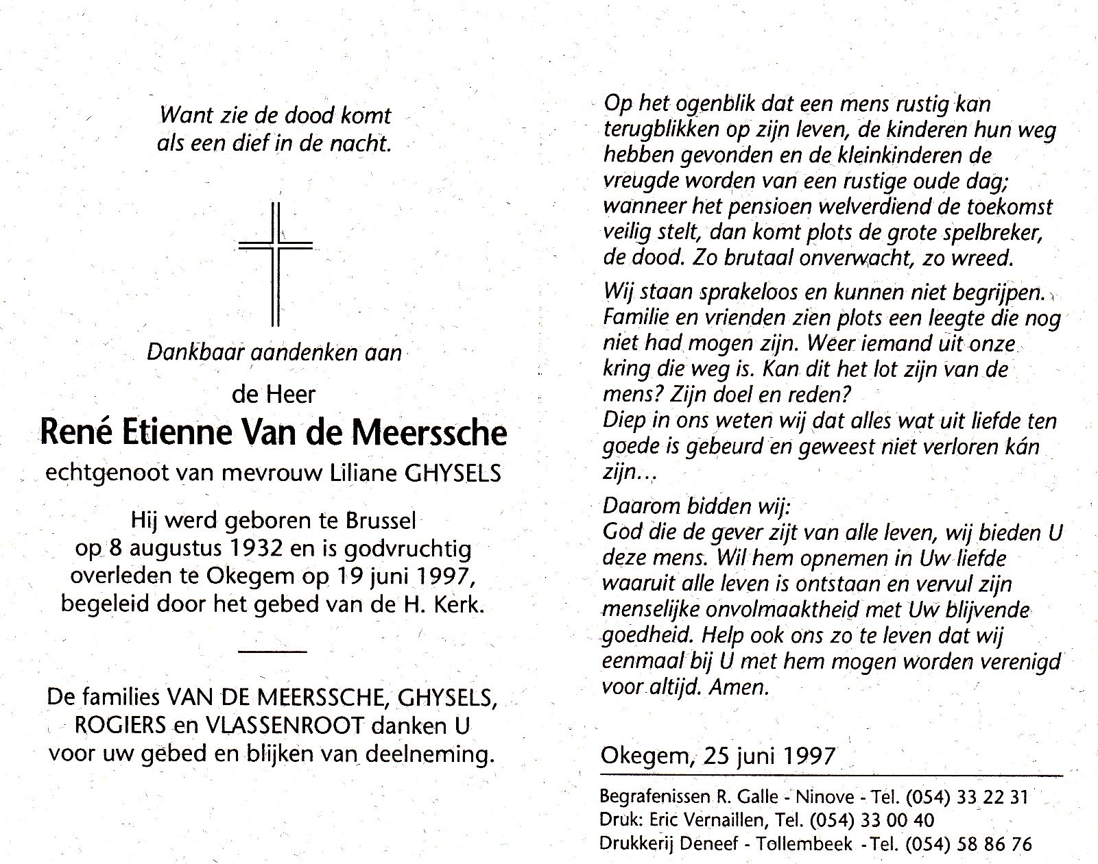 Van de Meerssche René Etienne