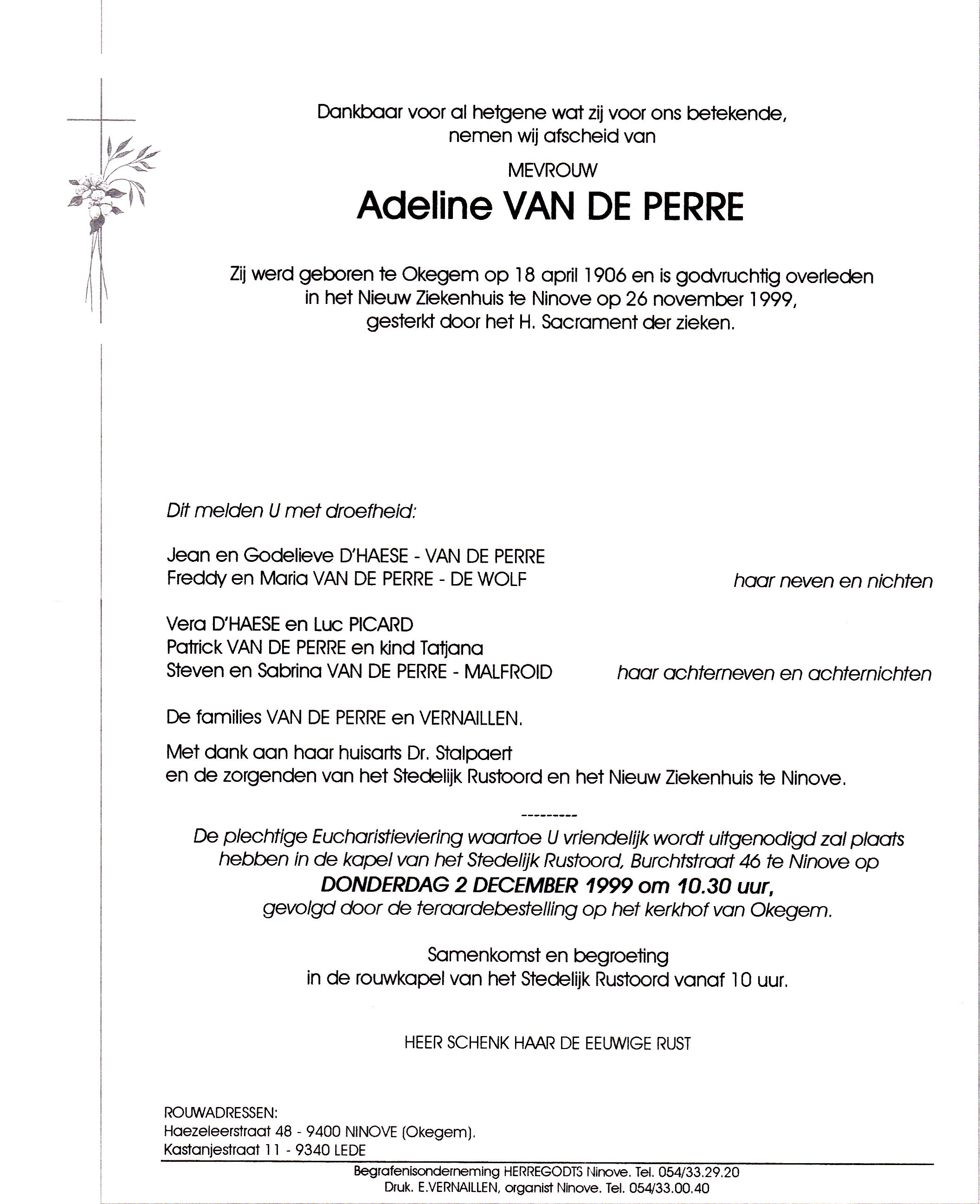 Van de Perre Adeline  