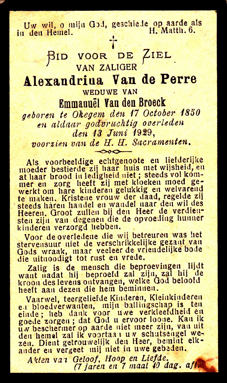 Van de Perre Alexandrina