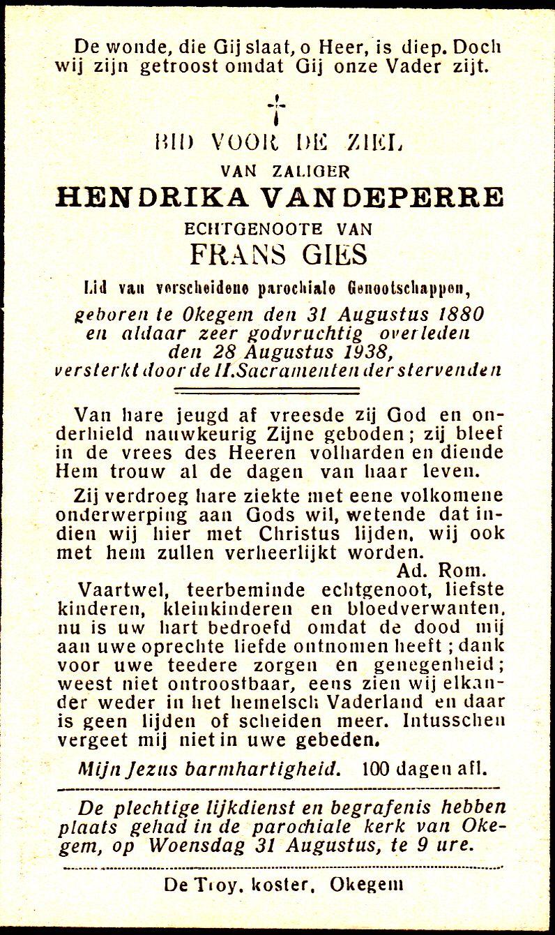 Van de Perre Hendrika