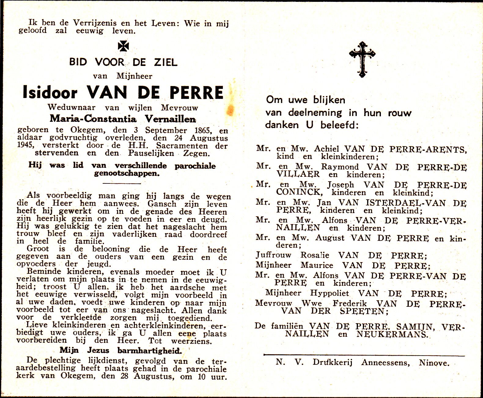 Van de Perre Isidoor