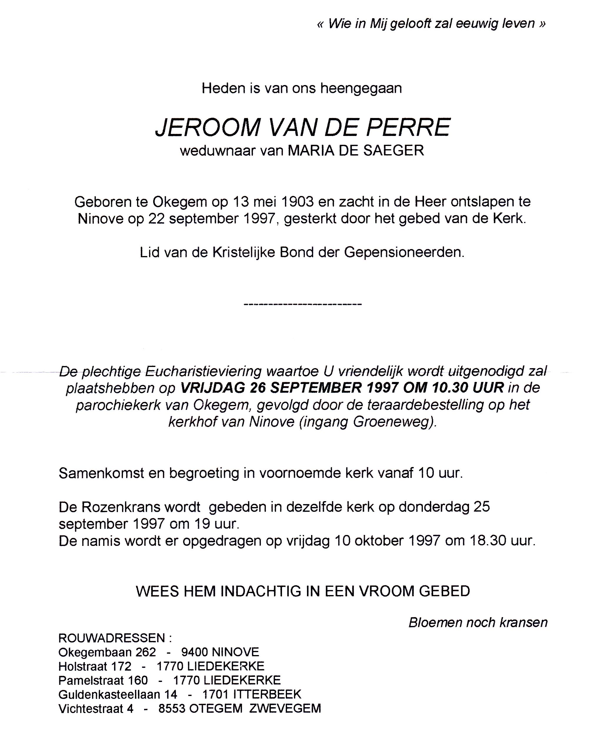 Van de Perre Jeroom   