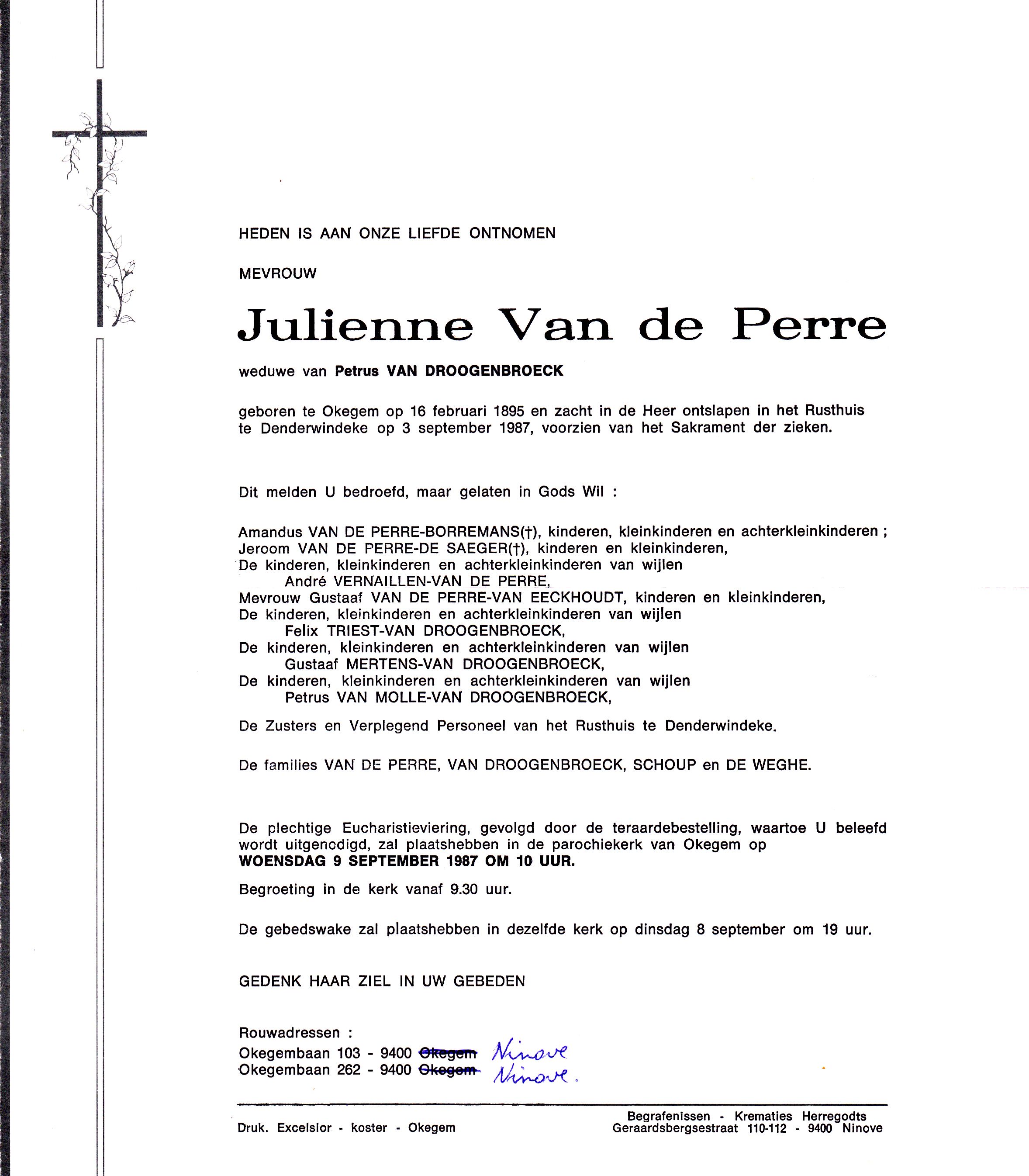 Van de Perre Julienne  