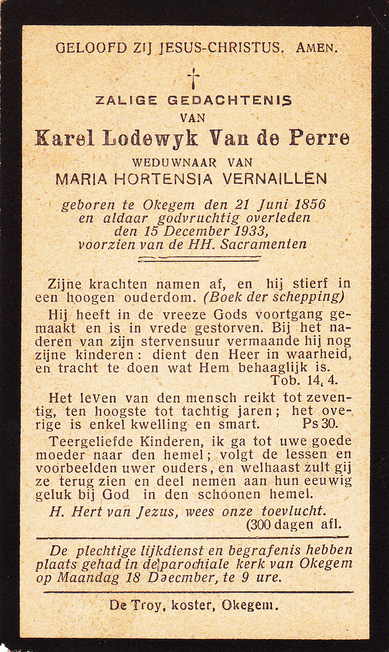 Van de Perre Karel Lodewyk