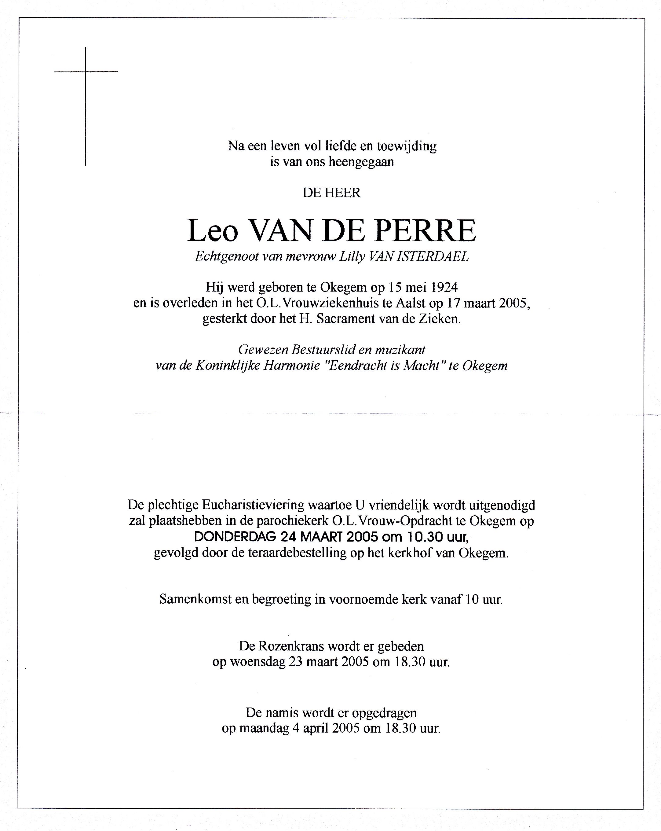 Van de Perre Leo    