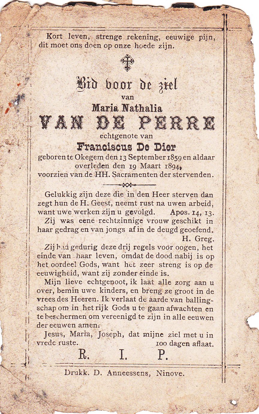 Van de Perre Maria Catharina