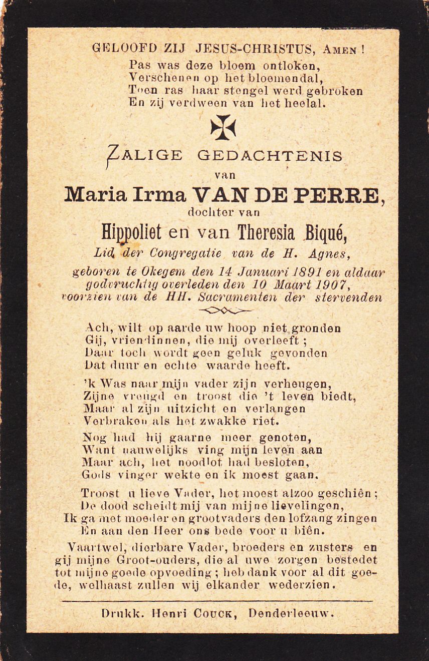 Van de Perre Maria Irma