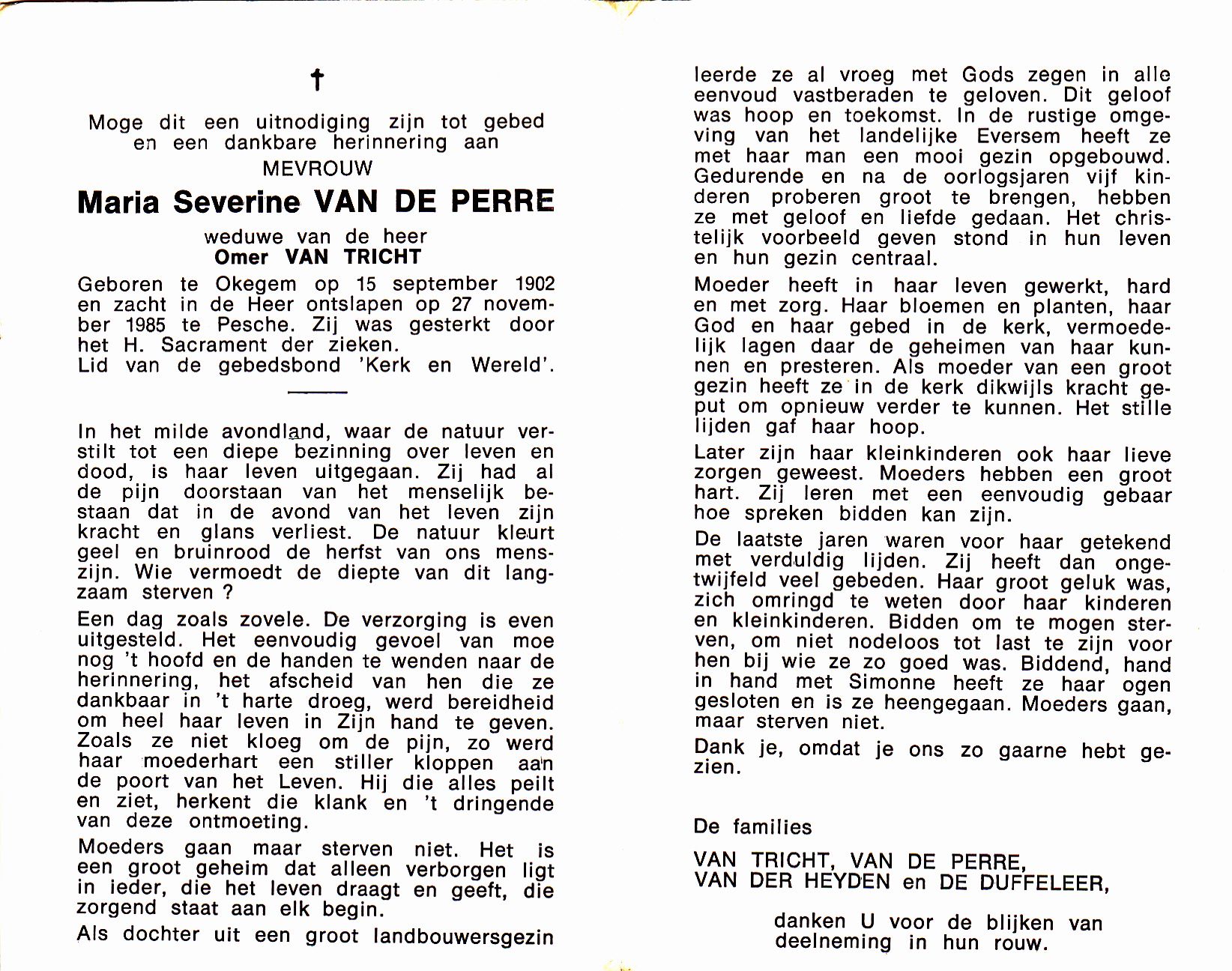 Van de Perre Maria Severine